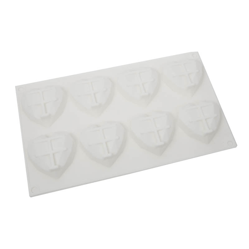 Sugar Crafty Silicone Mould Geo Hearts
