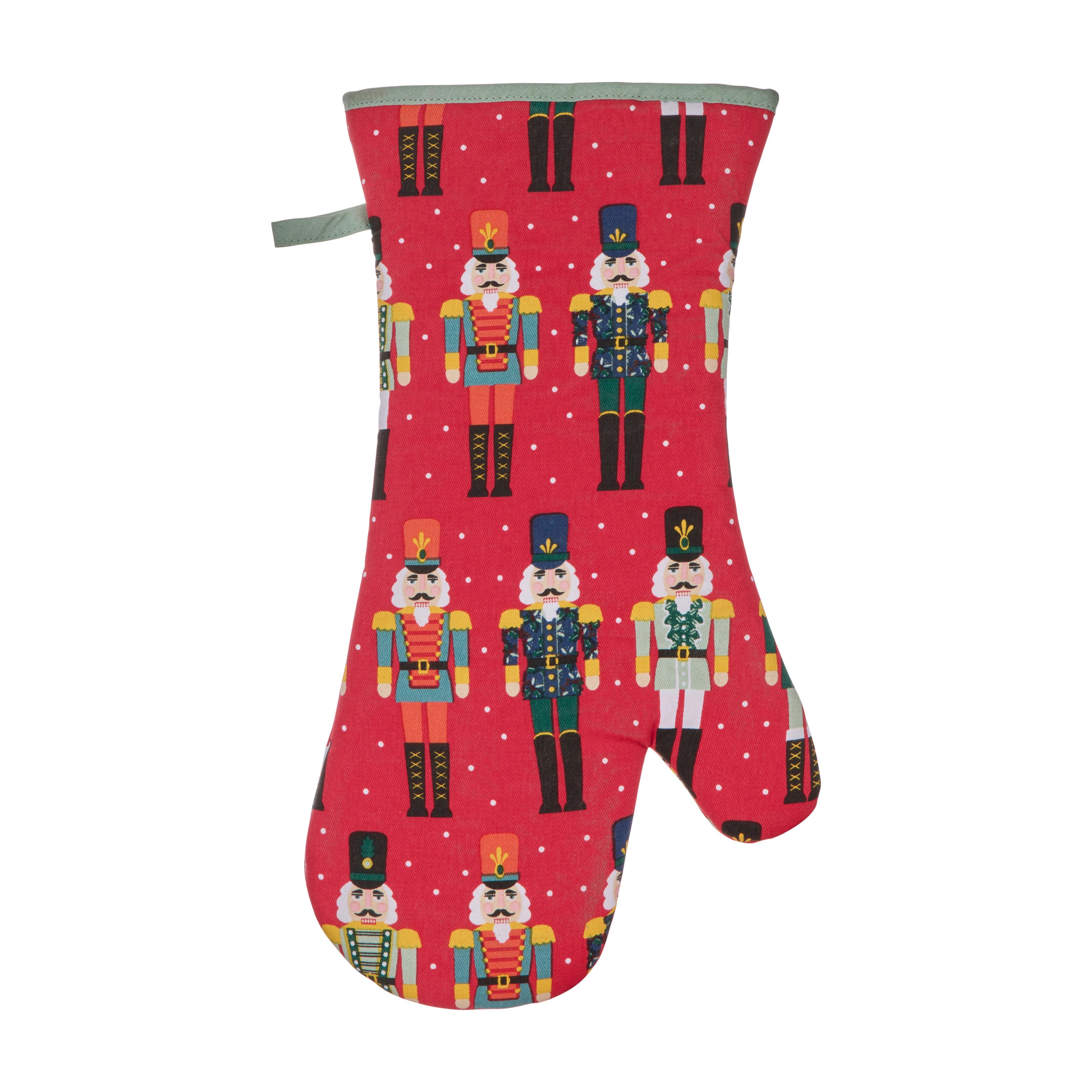 Ulster Weavers Nutcracker Gauntlet Oven Glove Red