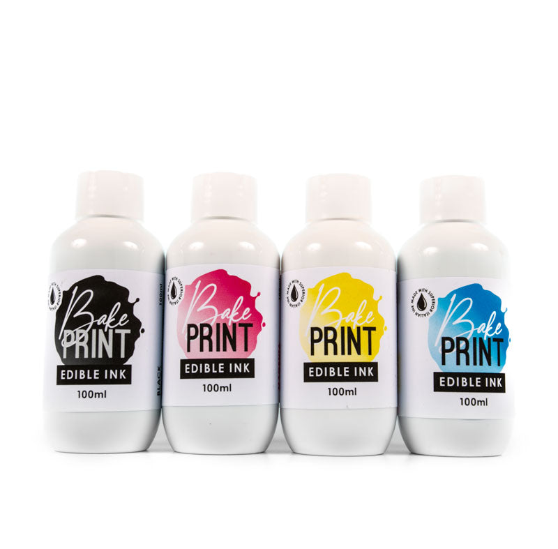 Bake Print Canon Edible Ink Refill Bottles 100ml 4 Piece