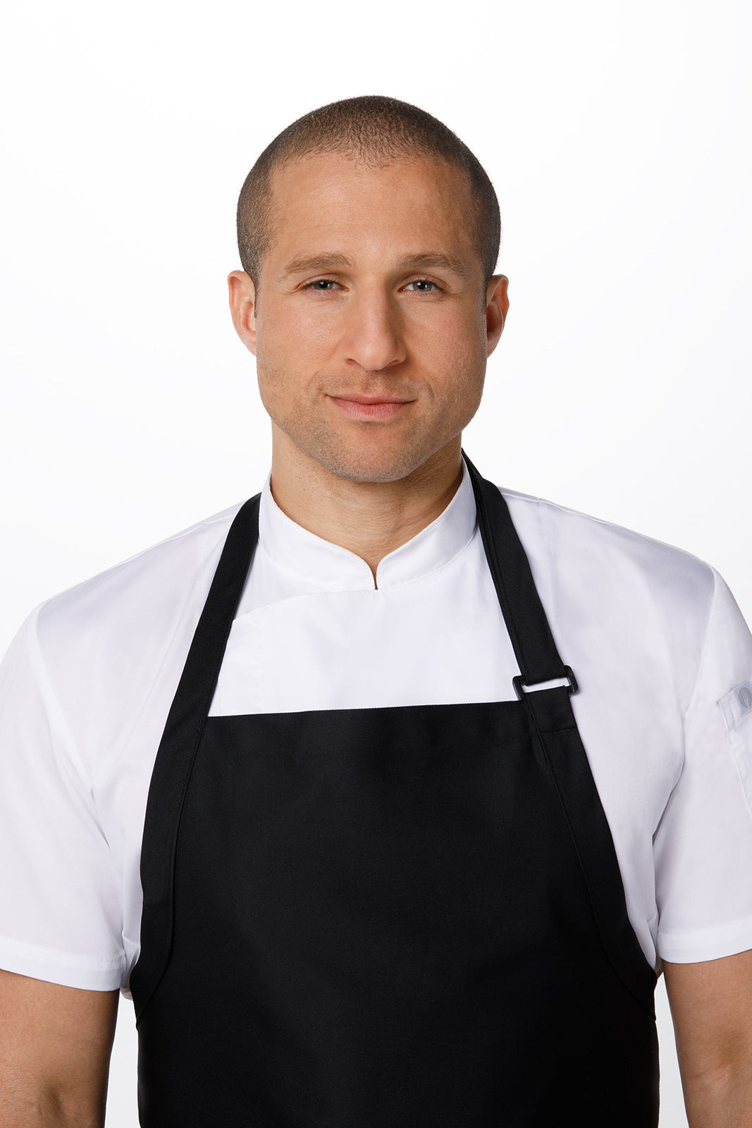 Chef Works Large Bib Apron - Black