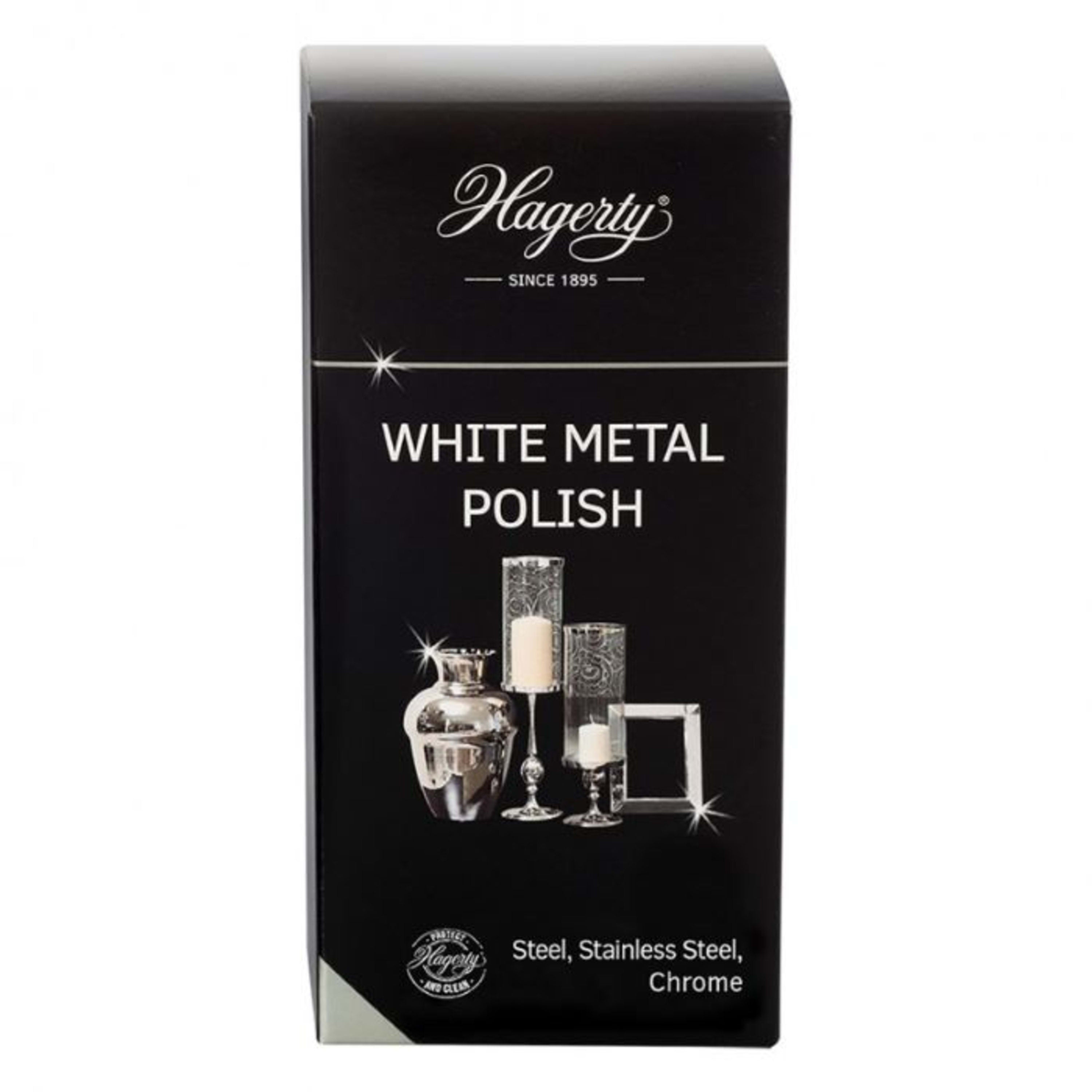 Hagerty White Metal Polish: Steel Stainless Steel and Chromium Cleaner - 250ml