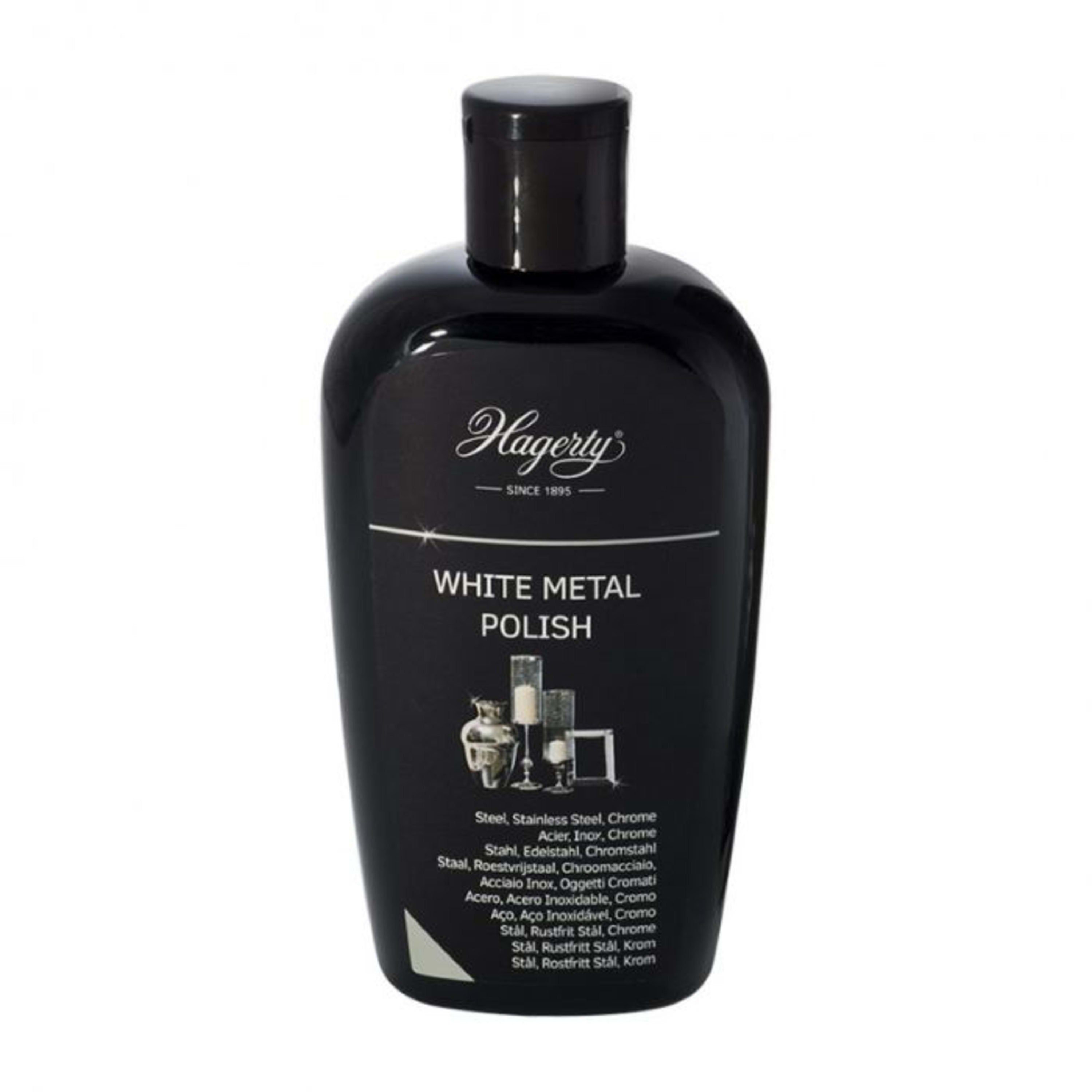 Hagerty White Metal Polish: Steel Stainless Steel and Chromium Cleaner - 250ml