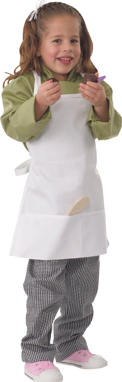 Chef Works Kids Chef Apron - White