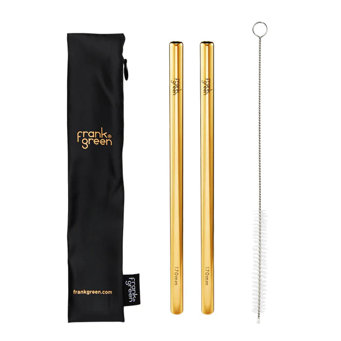 Frank Green 20oz/34oz Reusable Bottle Straw Pack - Midnight