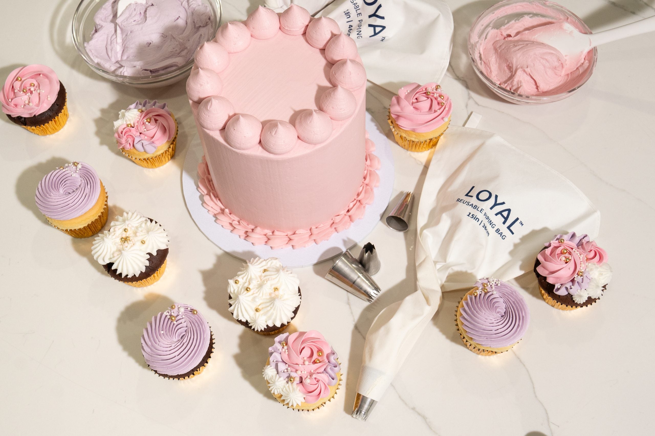 LOYAL Cotton Piping Bag Set 3 Piece