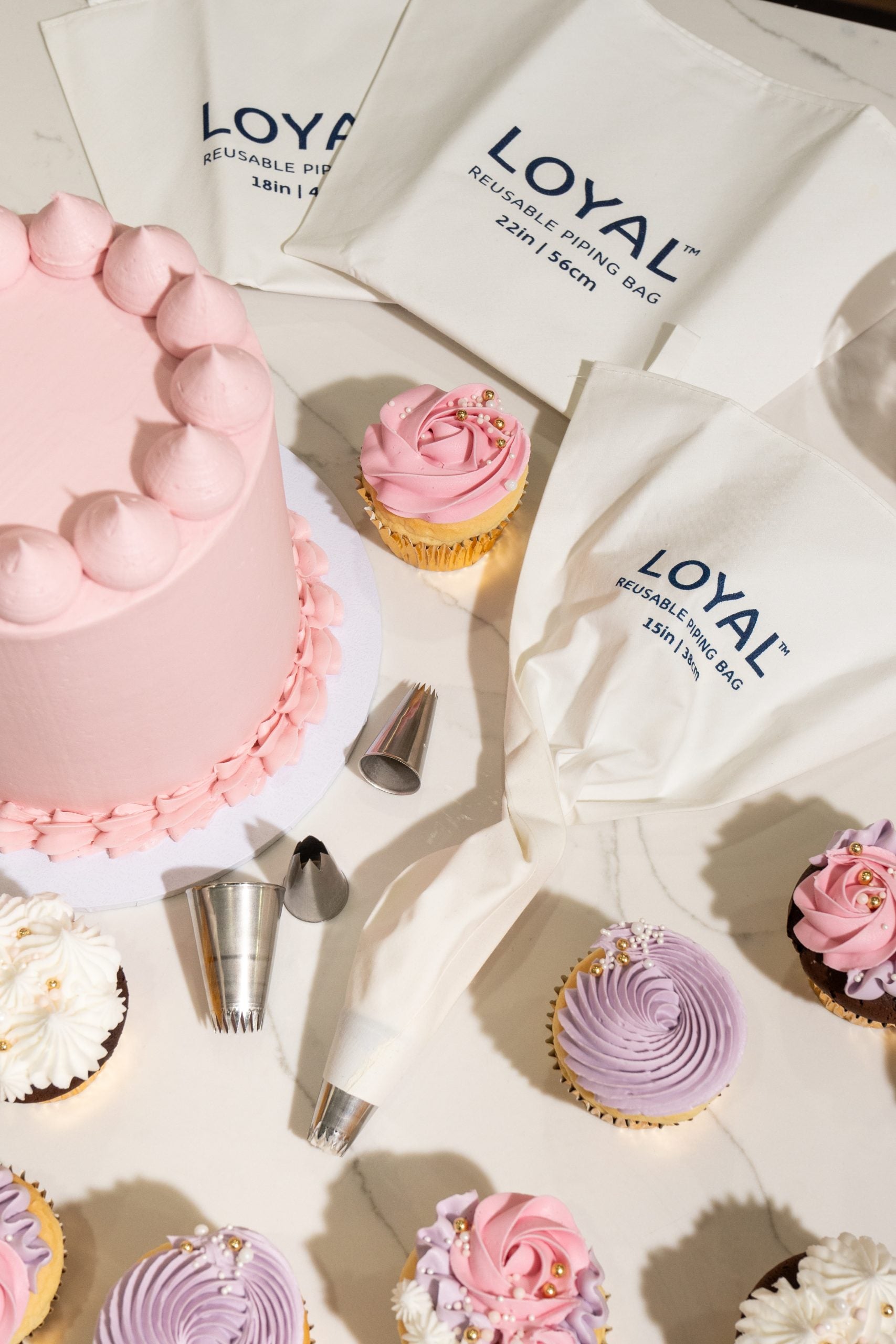 LOYAL Cotton Piping Bag Set 3 Piece