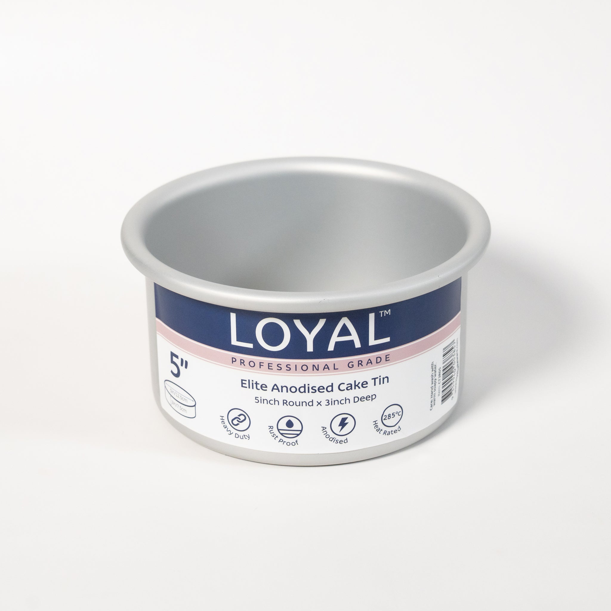 LOYAL Elite Anodised Round Cake Tin 5 Inch