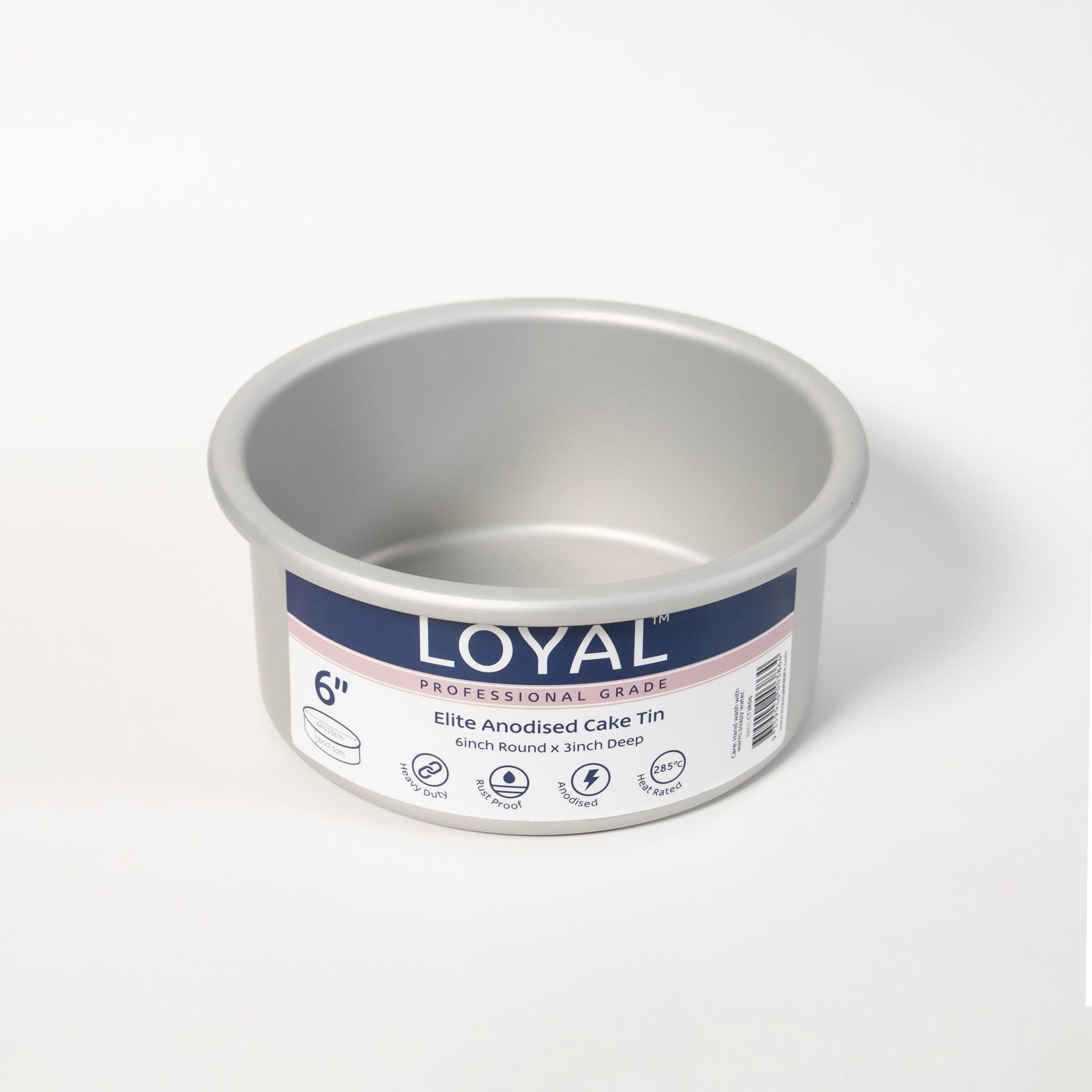 LOYAL Elite Anodised Round Cake Tin 4 Inch