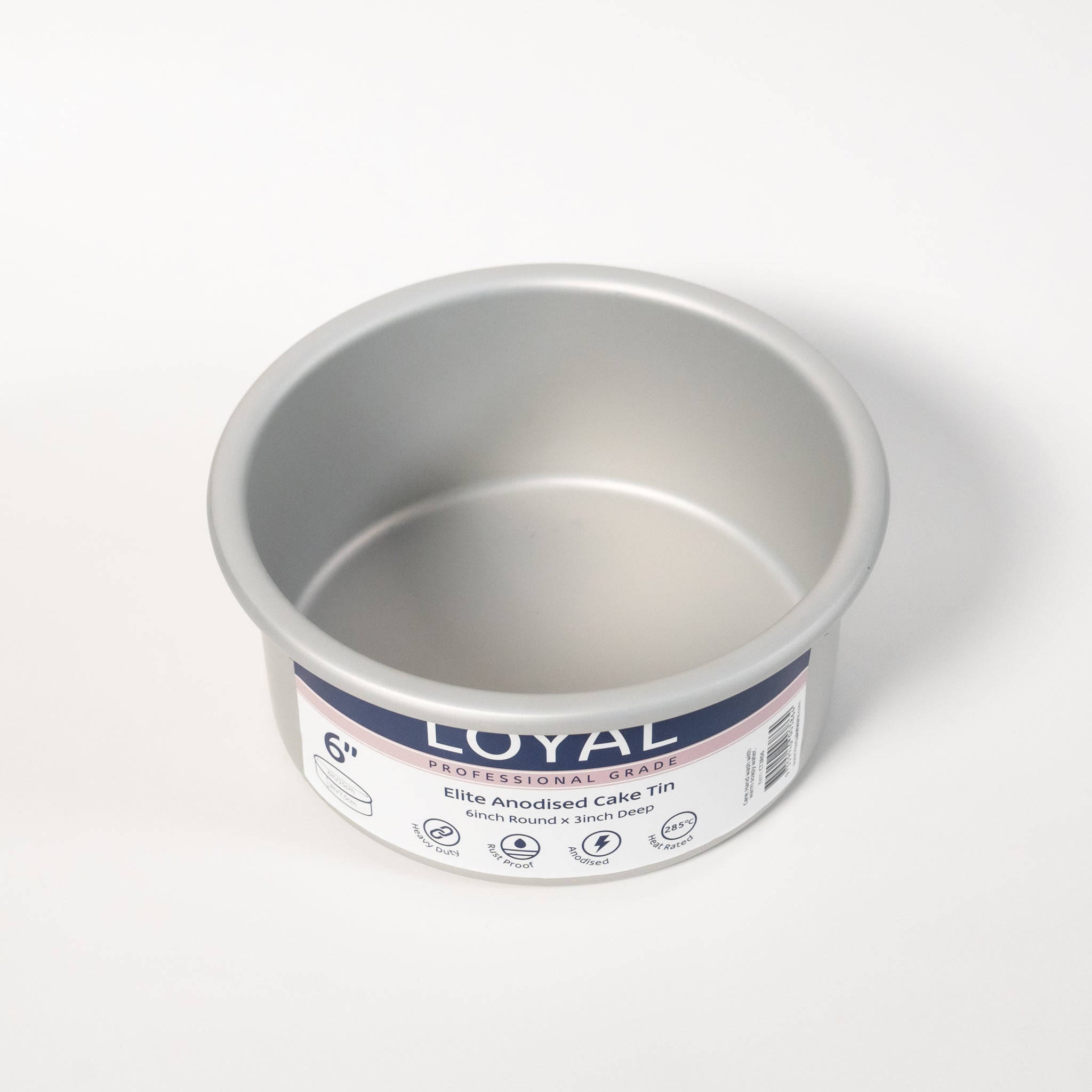LOYAL Elite Anodised Round Cake Tin 6 Inch