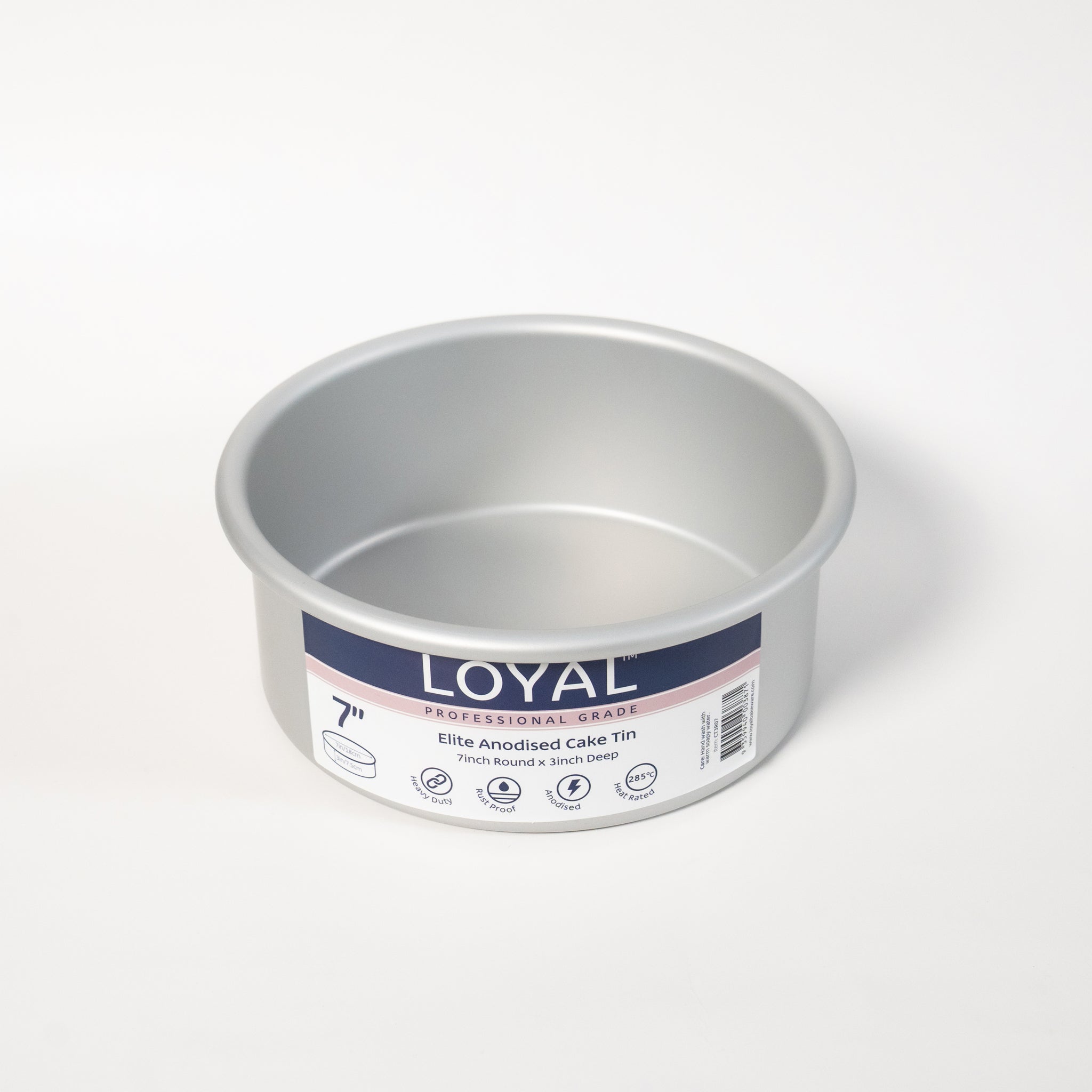 LOYAL Elite Anodised Round Cake Tin 7 Inch