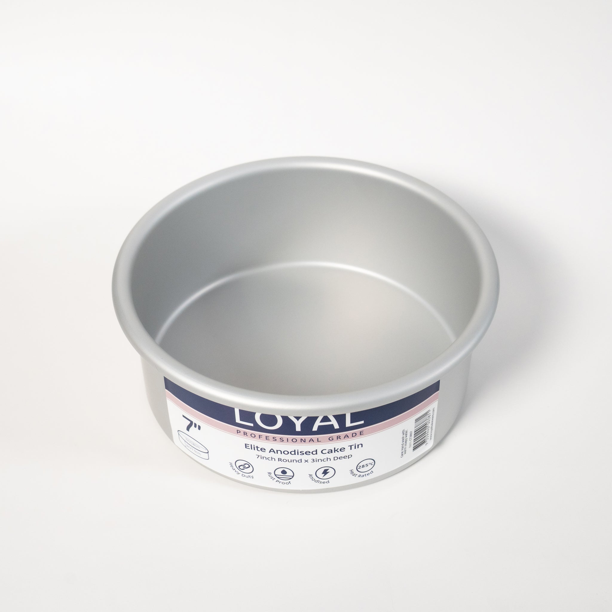 LOYAL Elite Anodised Round Cake Tin 7 Inch