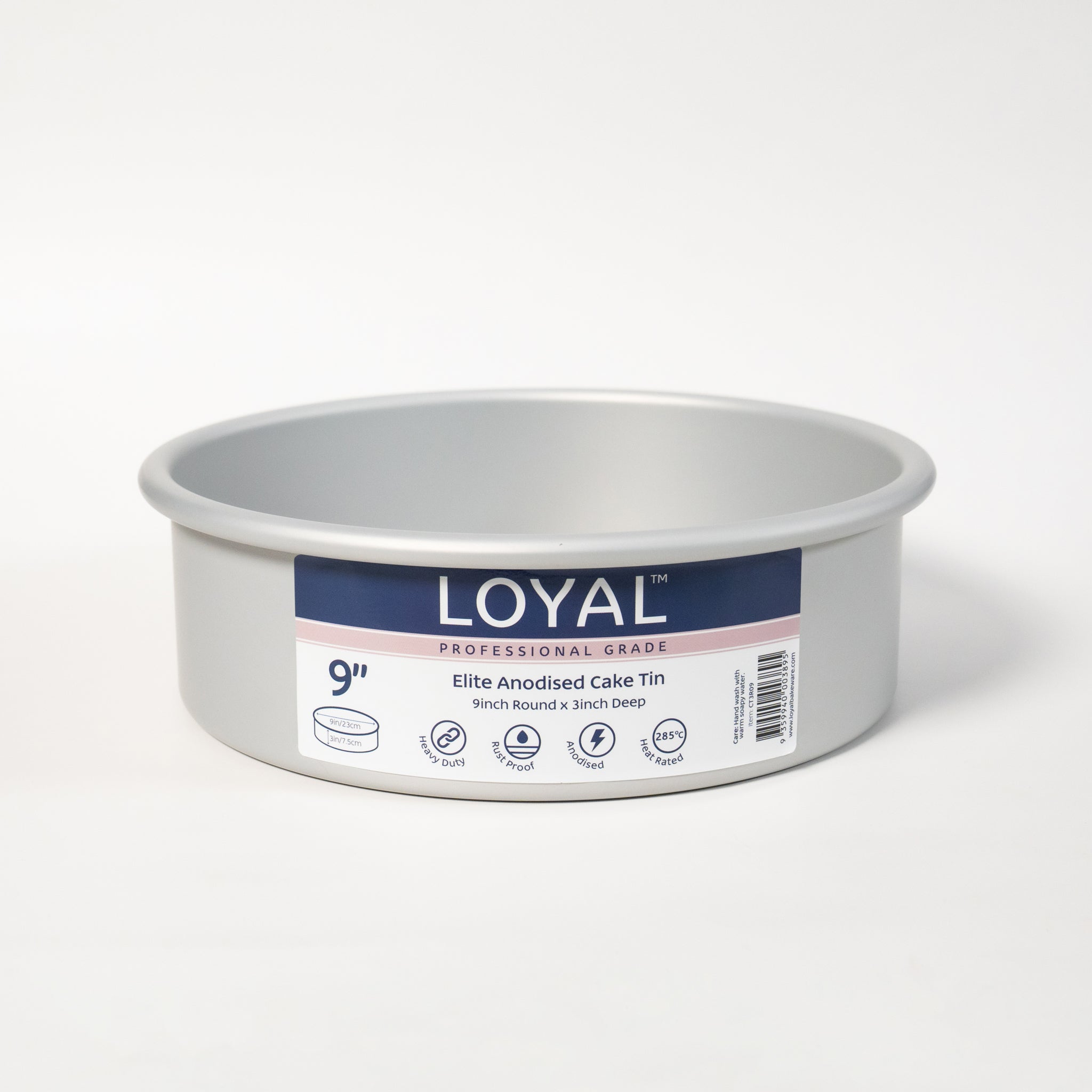 LOYAL Elite Anodised Round Cake Tin 9 Inch