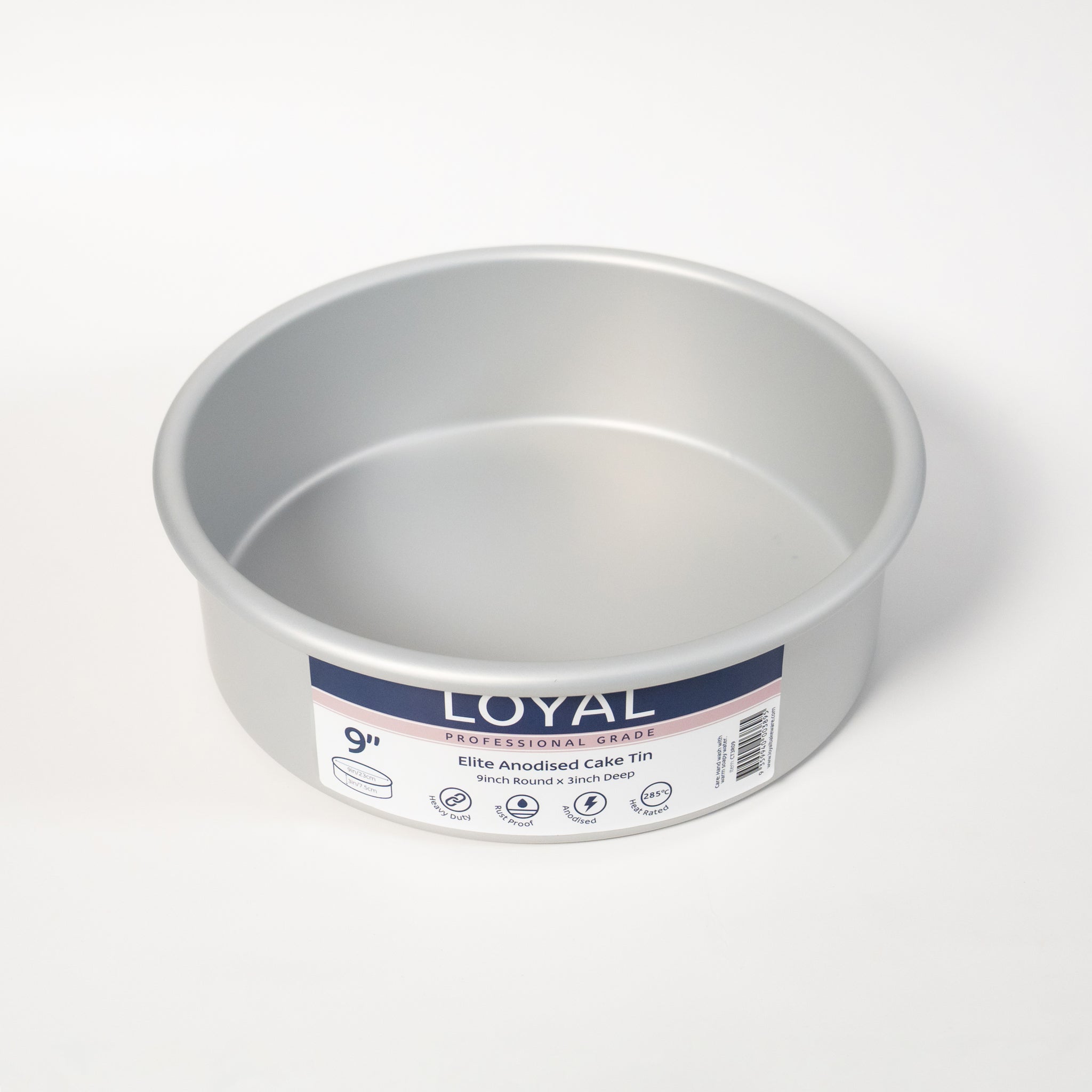 LOYAL Elite Anodised Round Cake Tin 9 Inch
