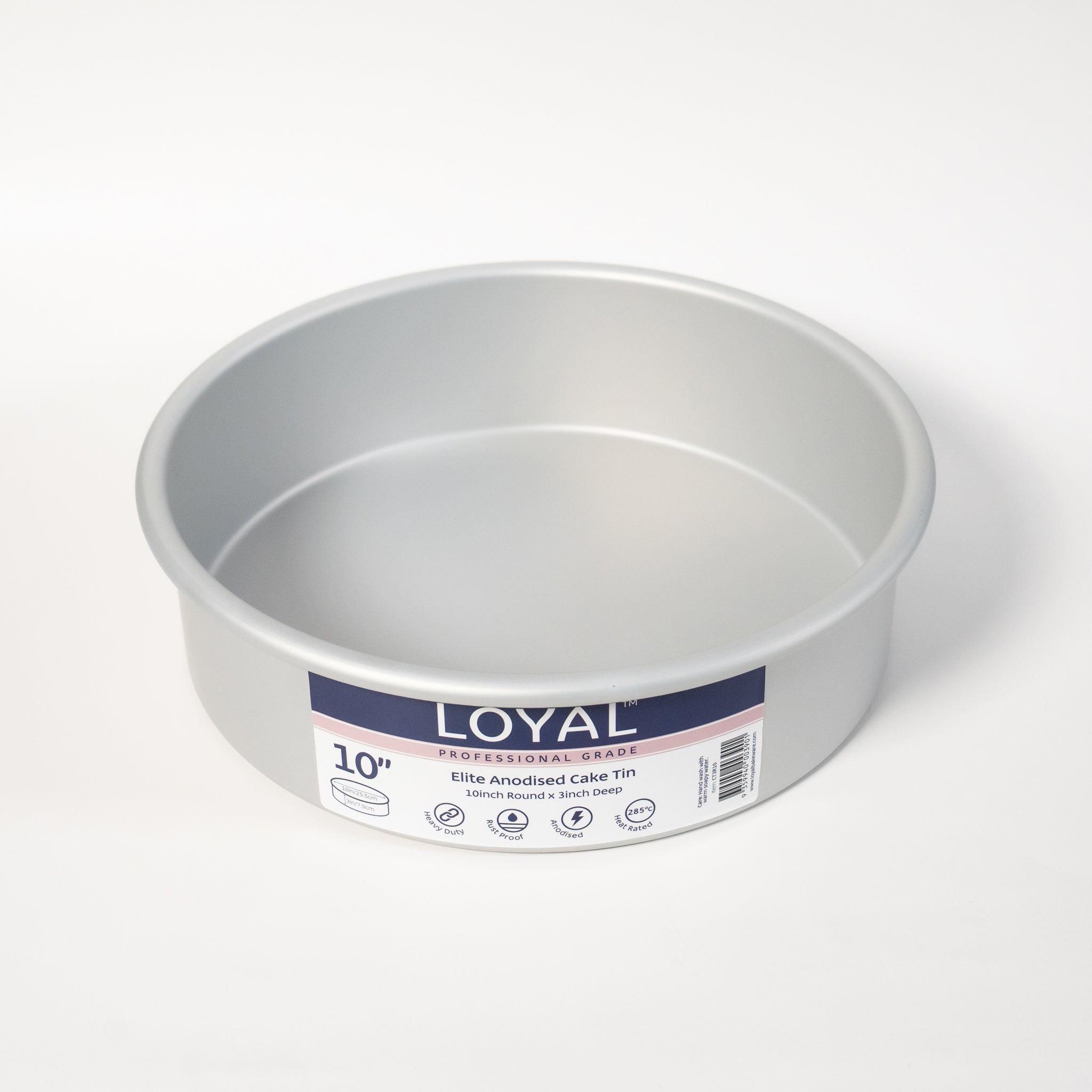 LOYAL Elite Anodised Round Cake Tin 10 Inch