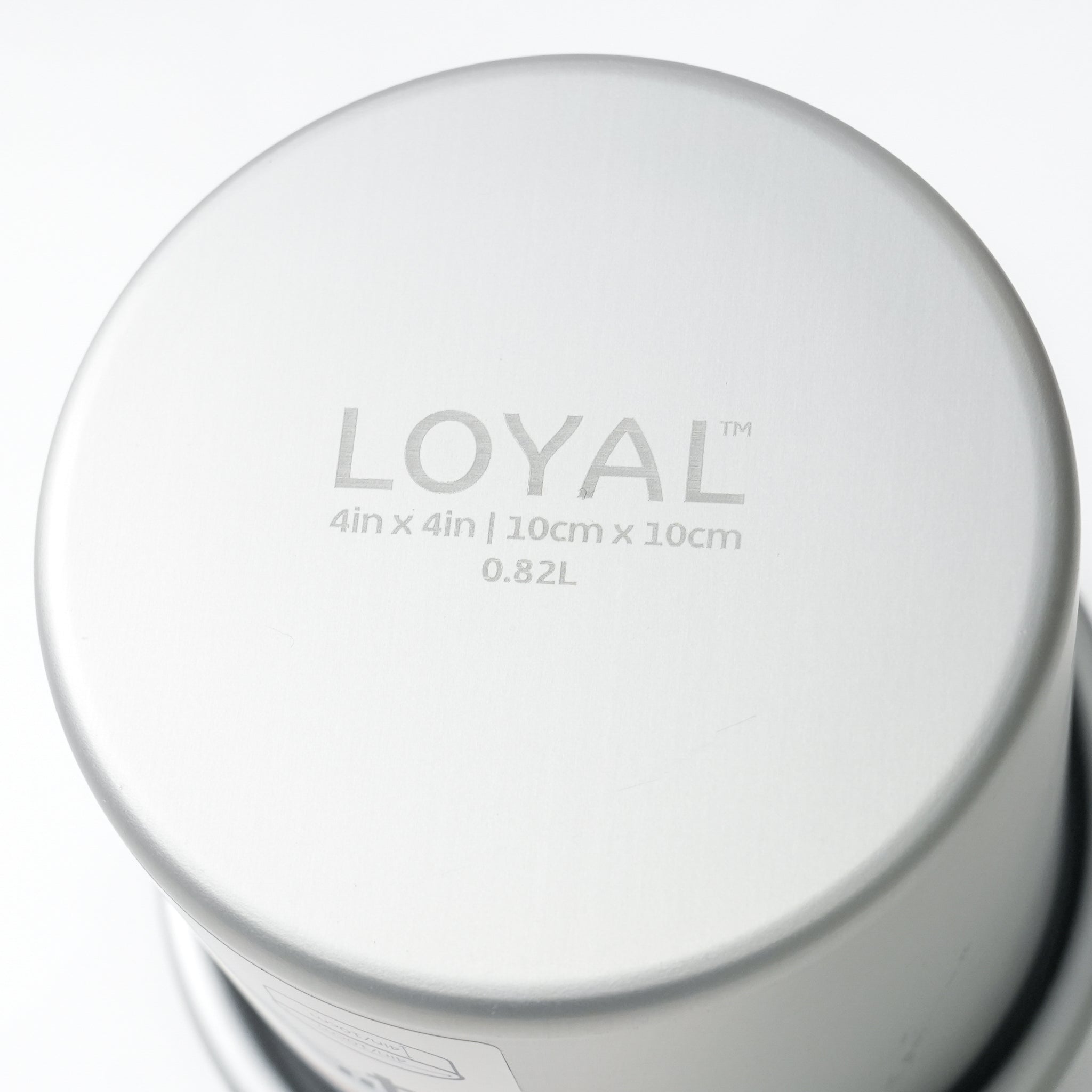 LOYAL Elite Anodised Deep Round Cake Tin 4 Inch