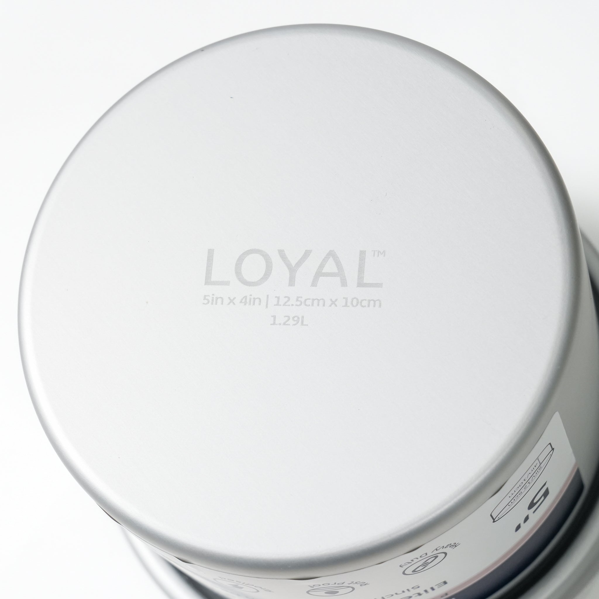 LOYAL Elite Anodised Deep Round Cake Tin 5 Inch