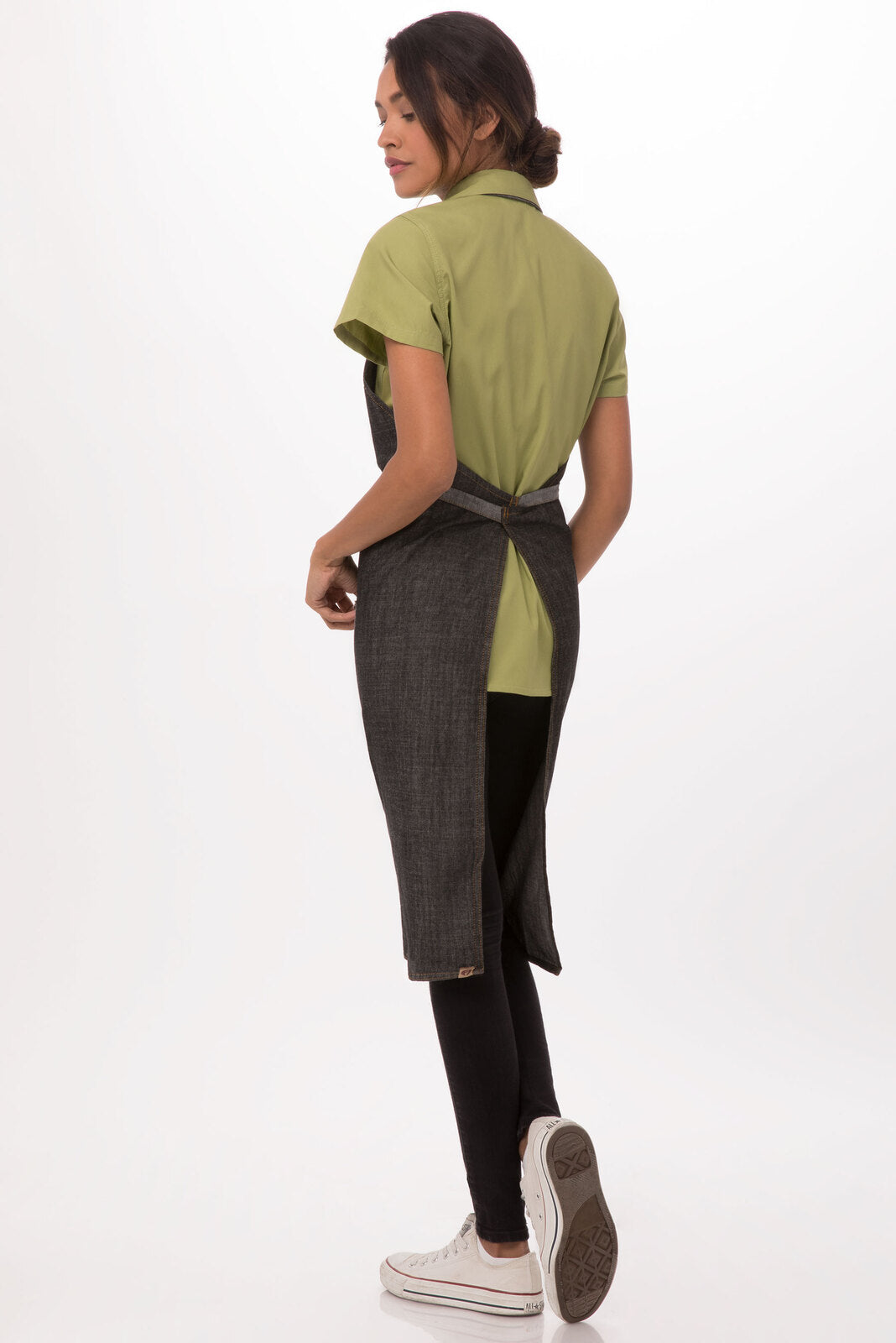 Chef Works Manhattan Bib Apron - Black