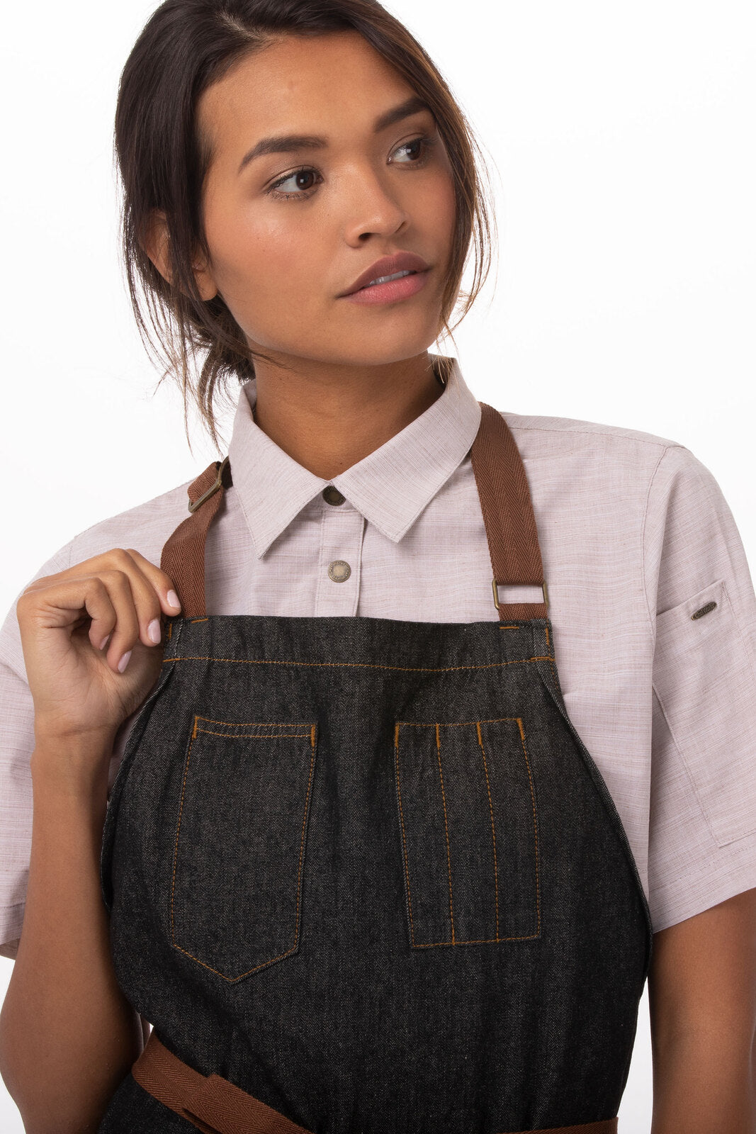 Chef Works Memphis Bib Apron - Black