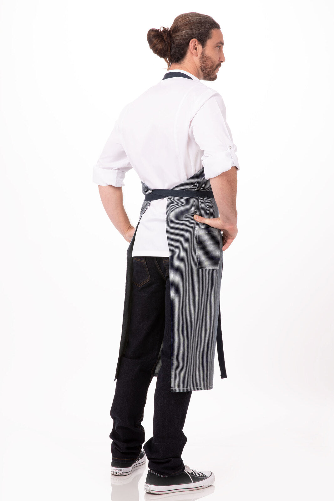 Chef Works Portland Chefs Bib Apron - Indigo Blue