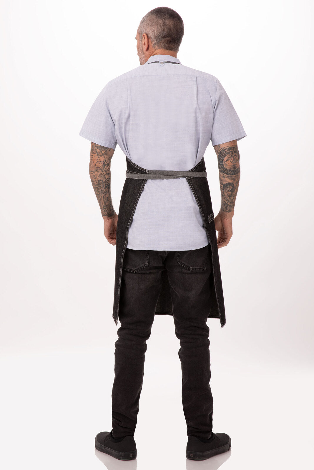 Chef Works Bronx Bib Apron - Black