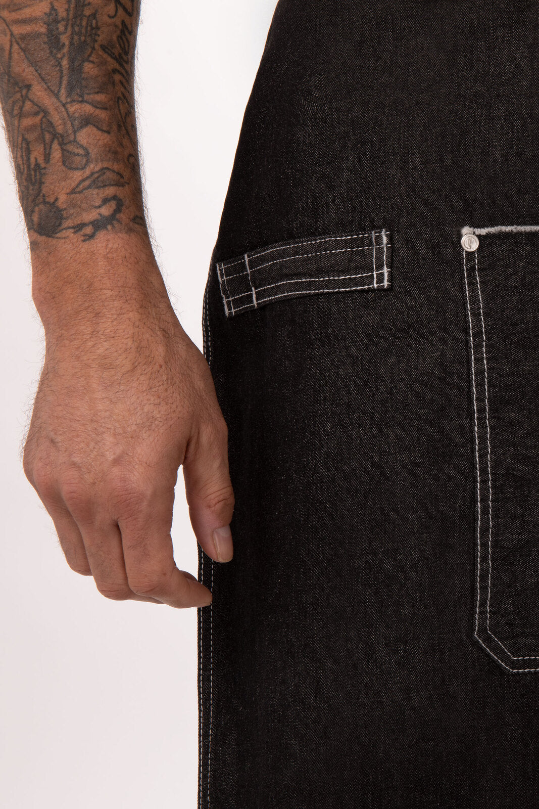 Chef Works Bronx Bib Apron - Black