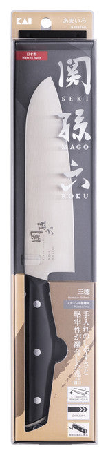 Kai Seki Magoroku Amairo Santoku Knife 16.5cm