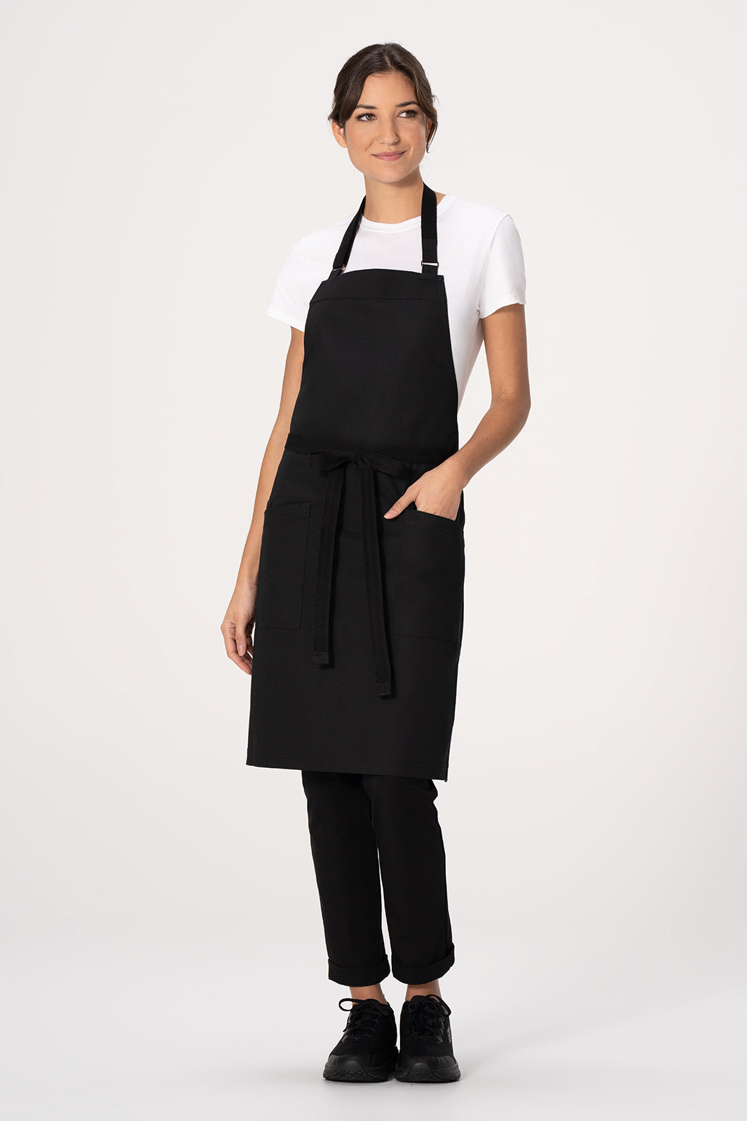 Chef Works Lockharte Bib Apron - Black