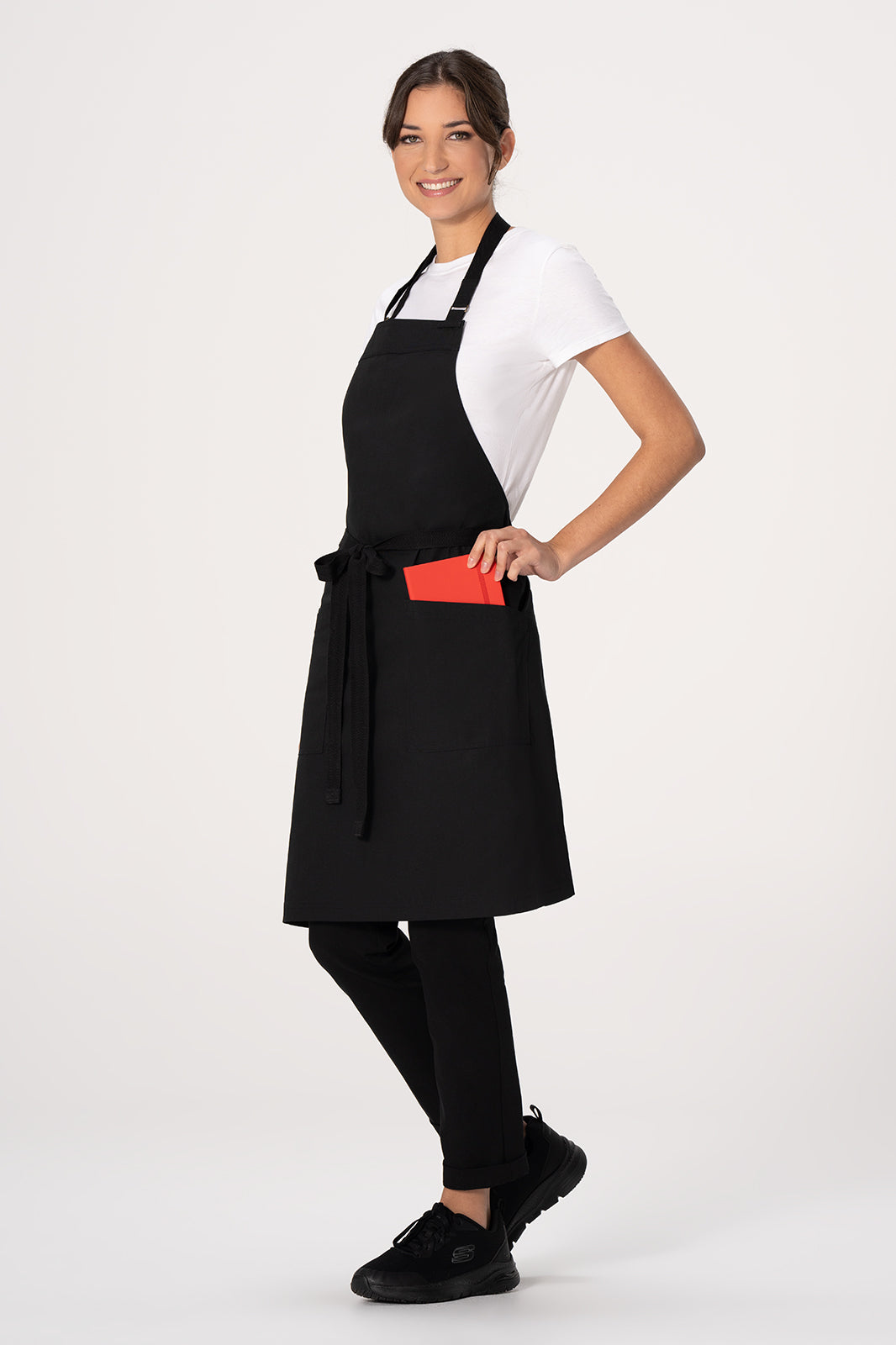 Chef Works Lockharte Bib Apron - Black