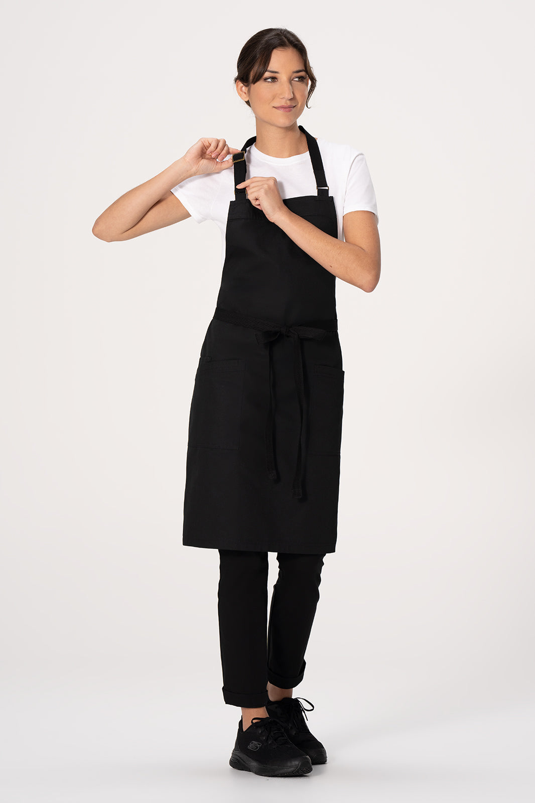 Chef Works Lockharte Bib Apron - Black