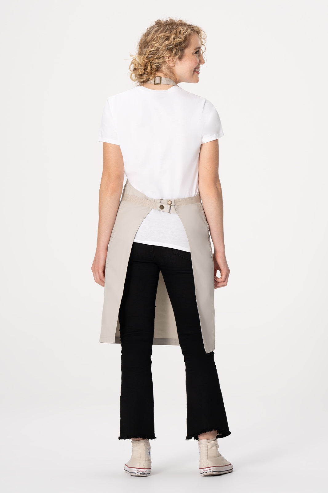 Chef Works Lockharte Bib Apron - Ecru