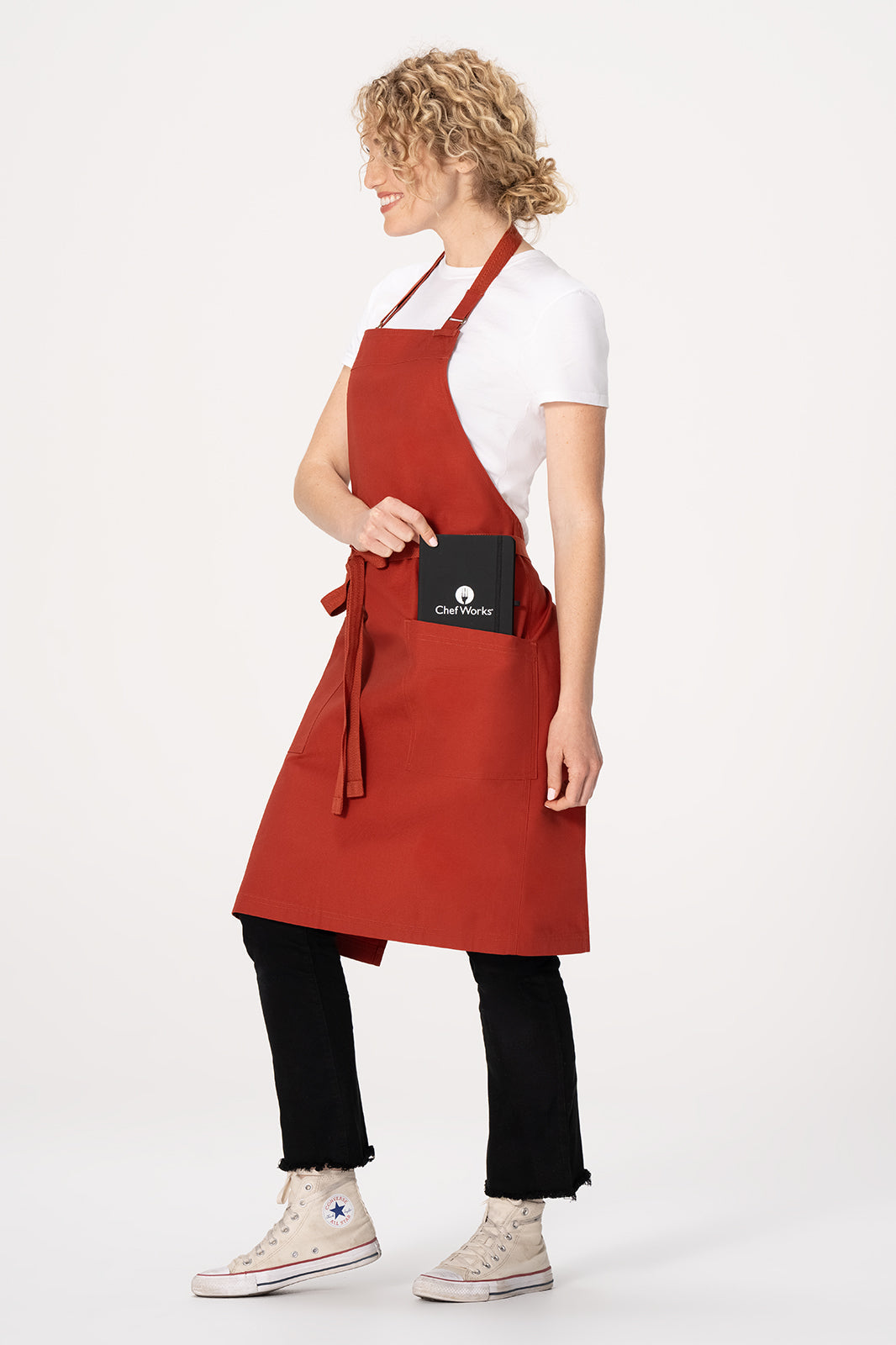 Chef Works Lockharte Bib Apron - Rust