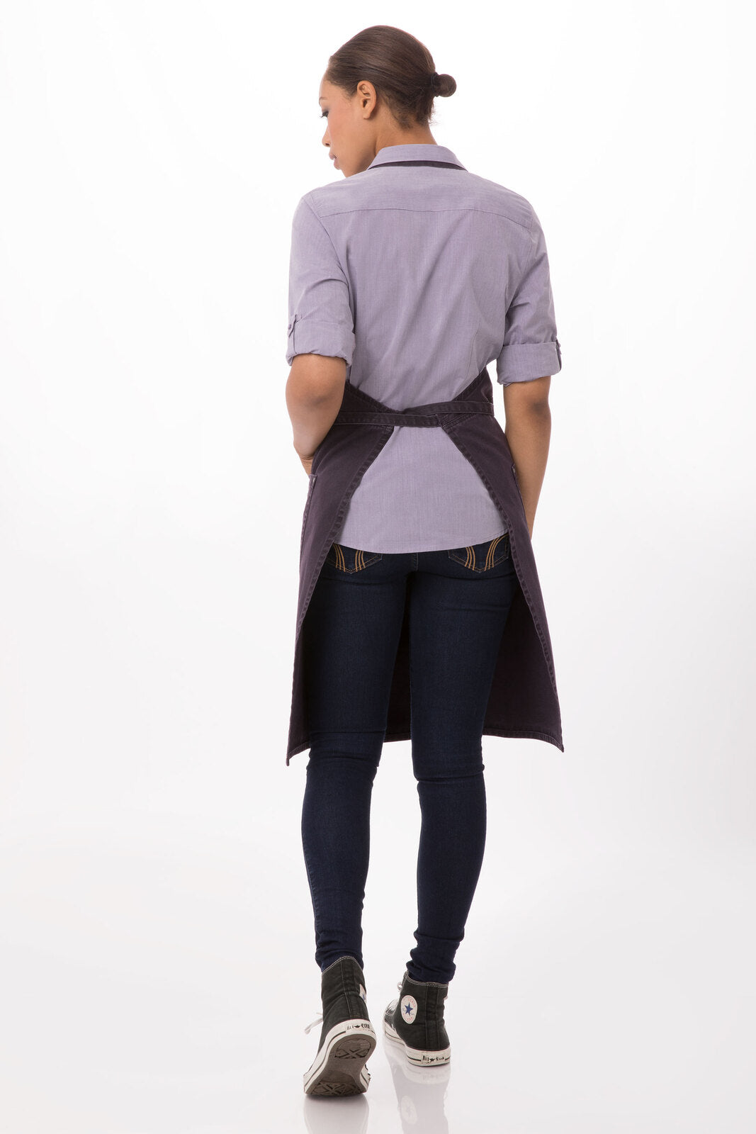 Chef Works Dorset Bib Apron - Eggplant