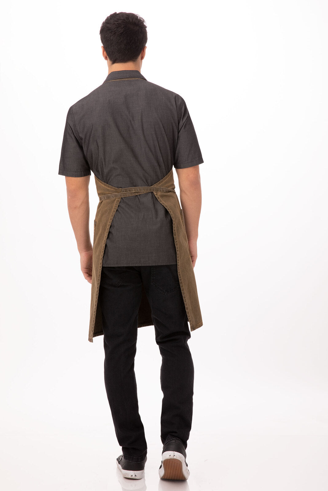 Chef Works Dorset Bib Apron - Golden Brown