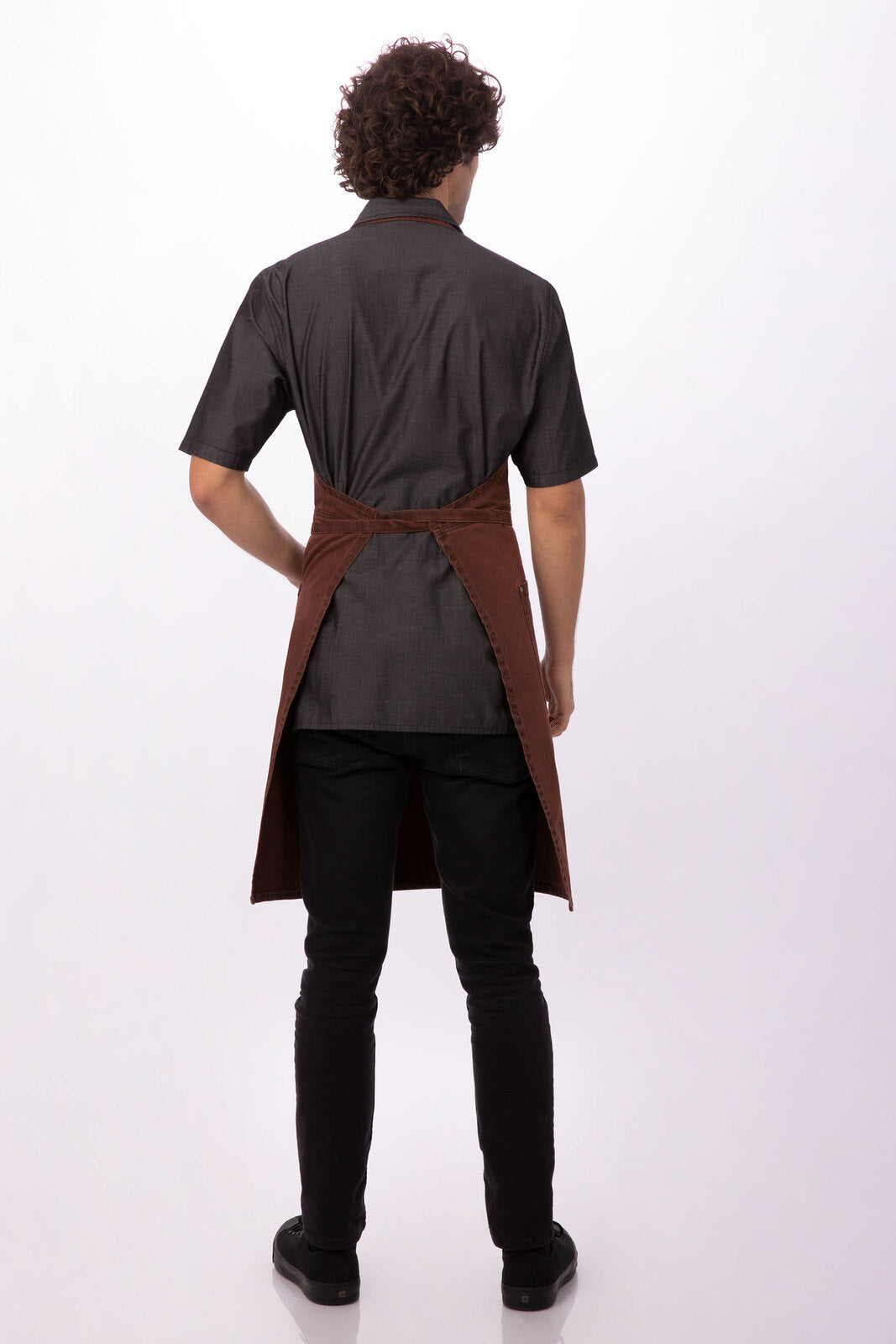 Chef Works Dorset Bib Apron - Rust