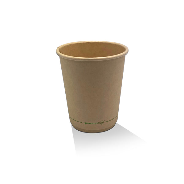 ecoware 8oz Aqueous Coated Bamboo Double Wall Hot Cup (Carton of 500)