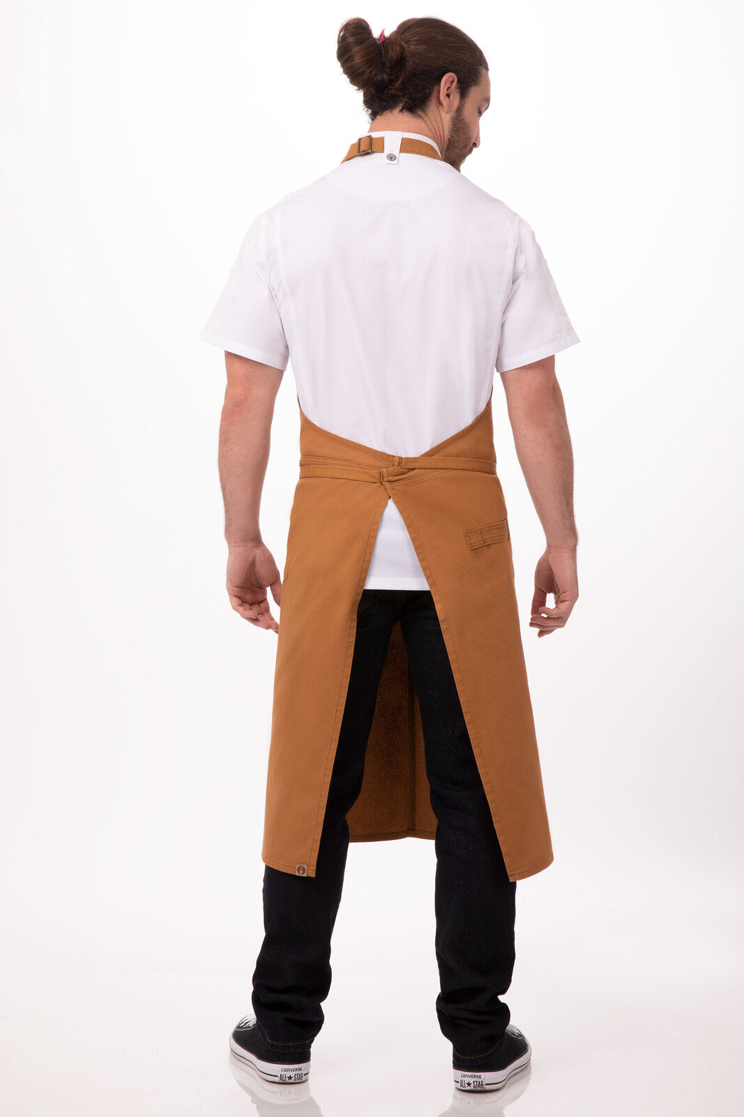 Chef Works Rockford Chefs Bib Apron - Nutmeg