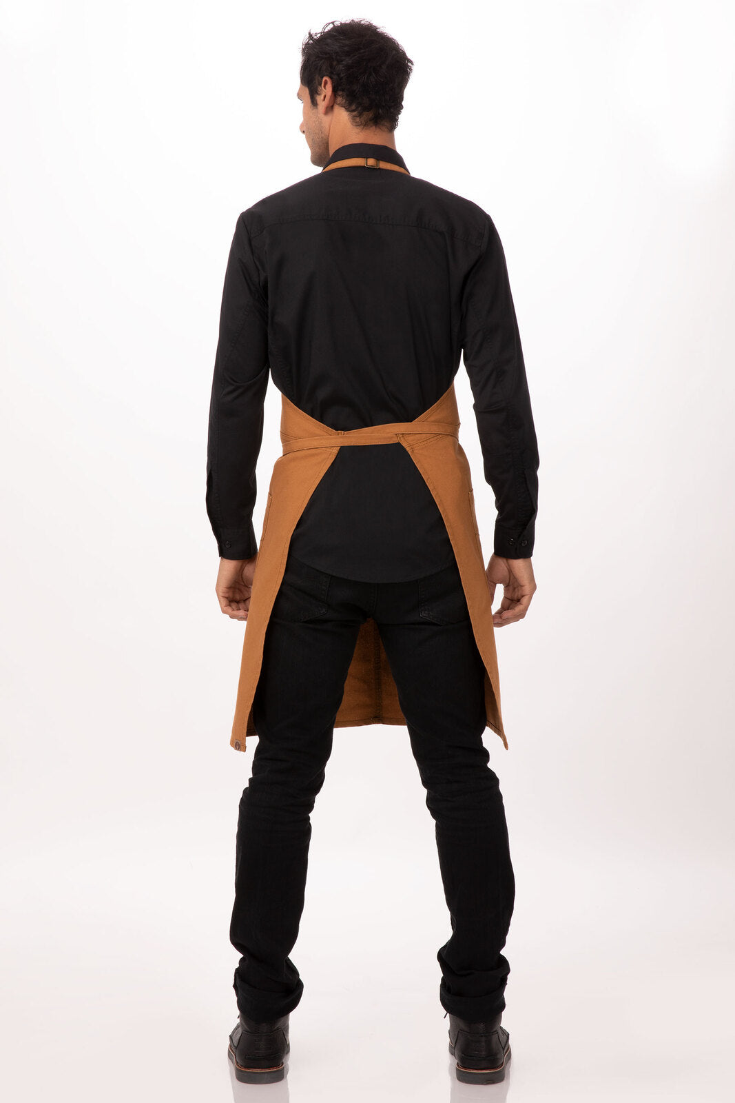 Chef Works Rockford Bib Apron - Nutmeg