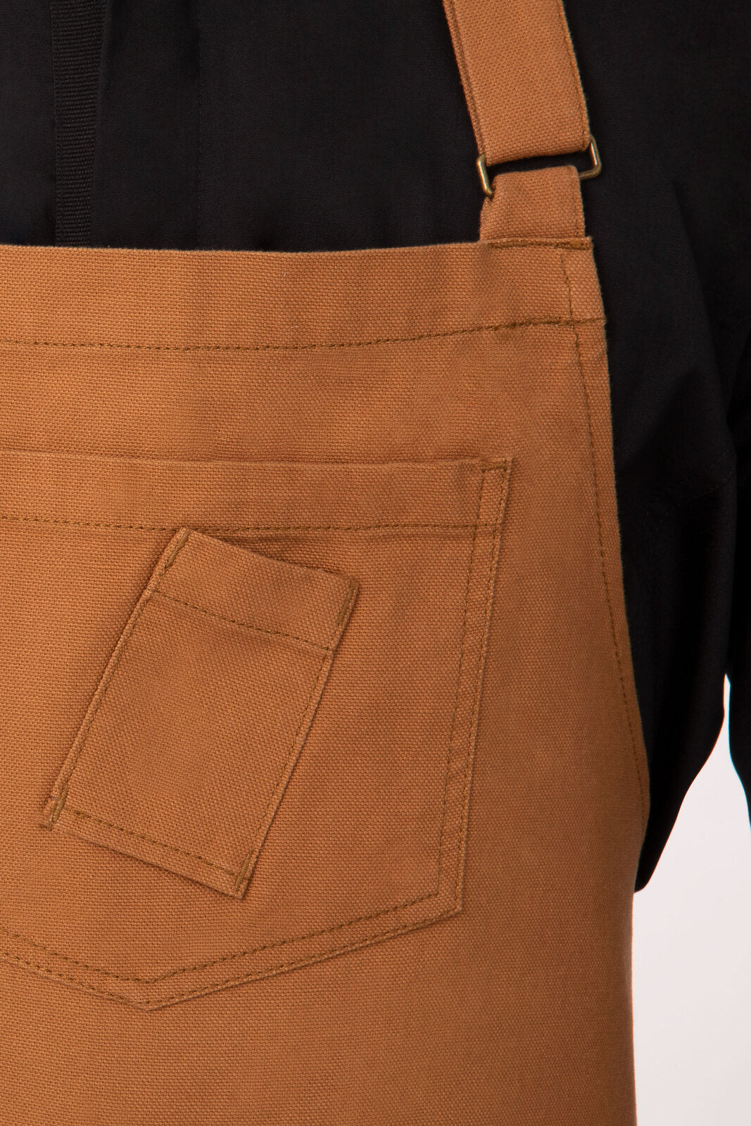 Chef Works Rockford Bib Apron - Nutmeg