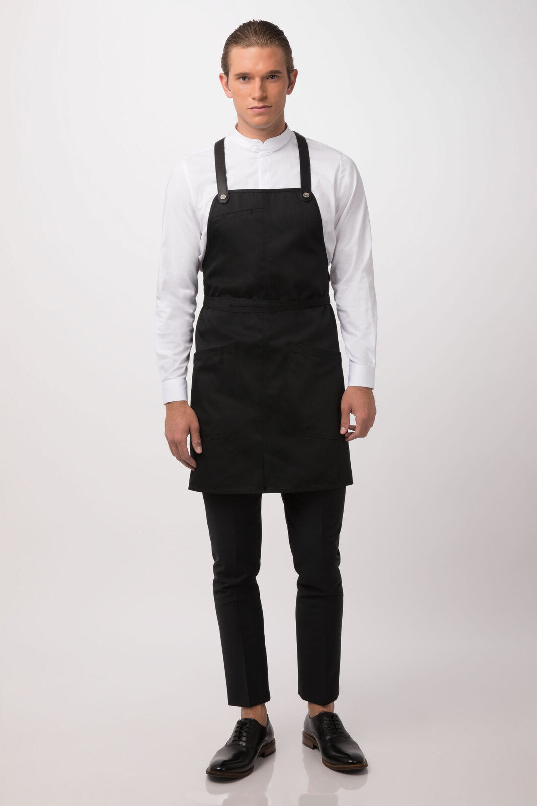 Chef Works Largo Bib Apron - Black