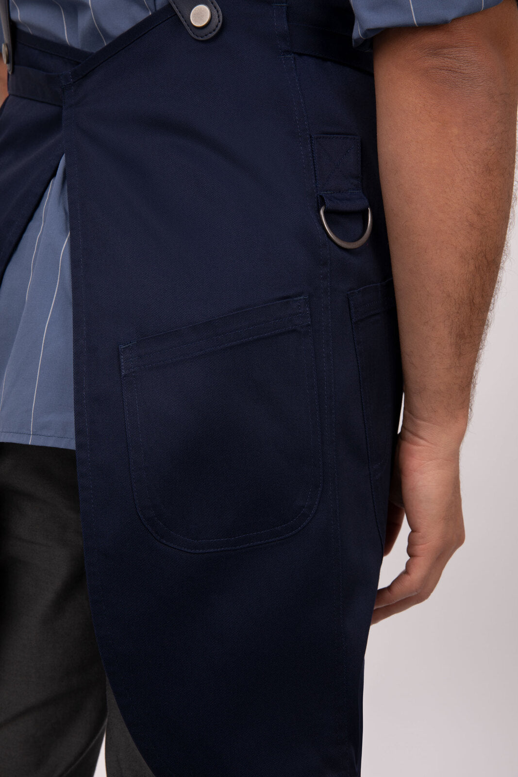 Chef Works Largo Bib Apron - Dark Navy