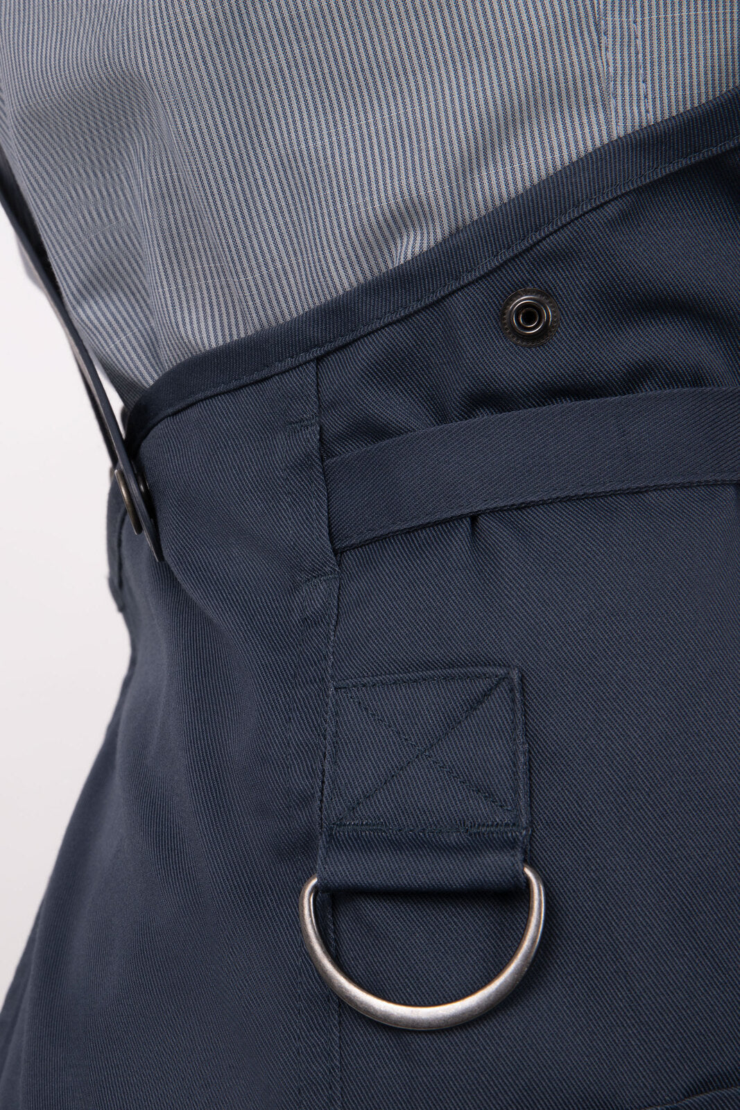 Chef Works Largo Short Bib Apron - Blue