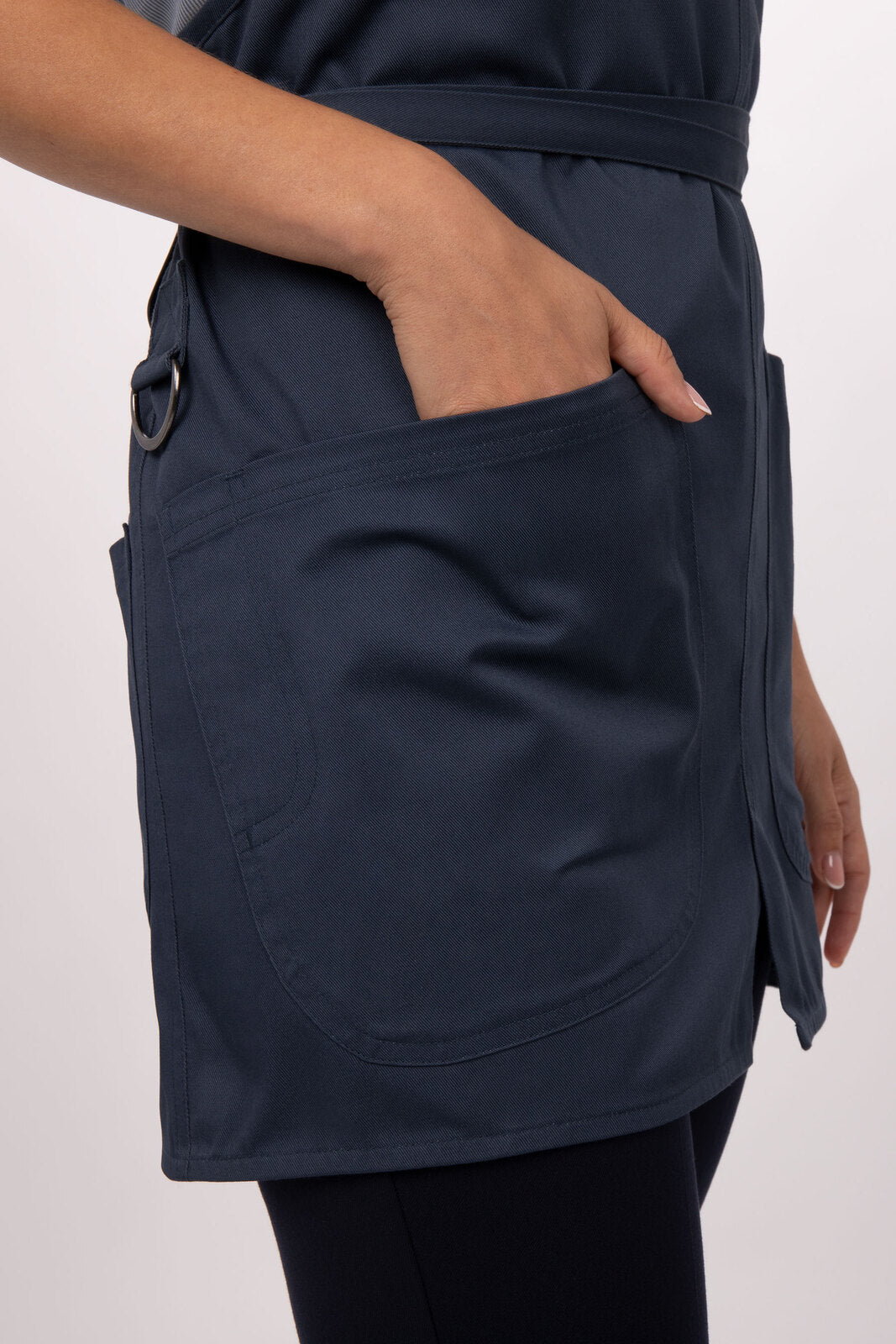 Chef Works Largo Short Bib Apron - Blue