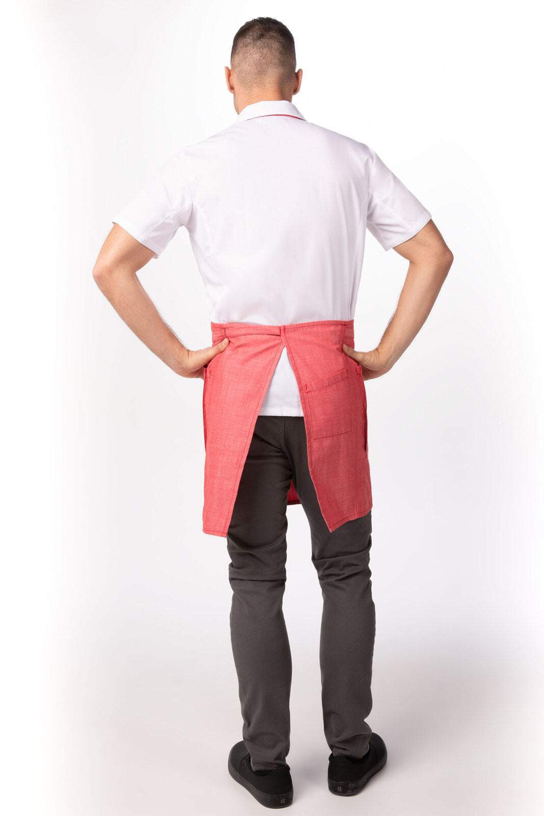Chef Works Medford Bib Apron - Coral