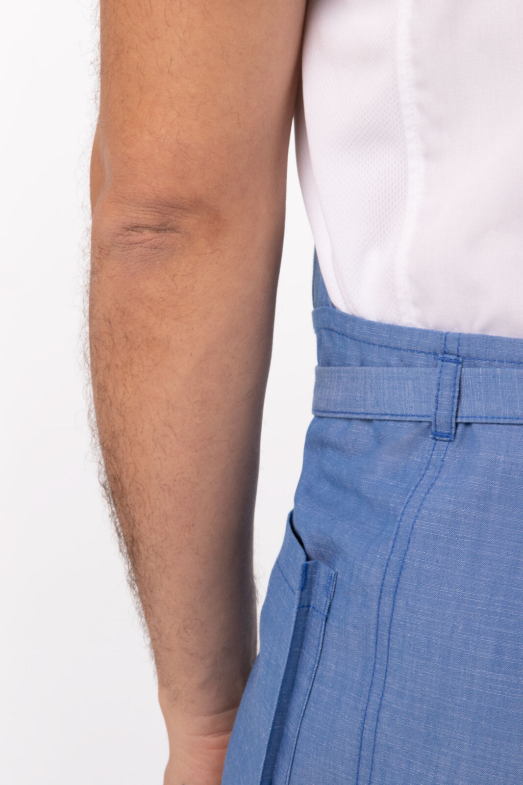 Chef Works Medford Bib Apron - French Blue