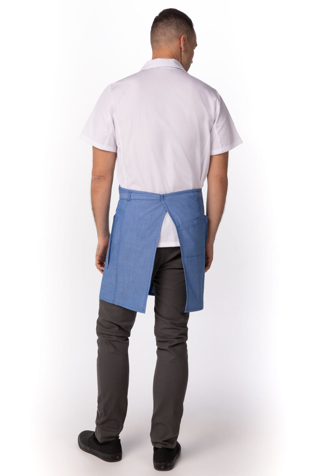 Chef Works Medford Bib Apron - French Blue