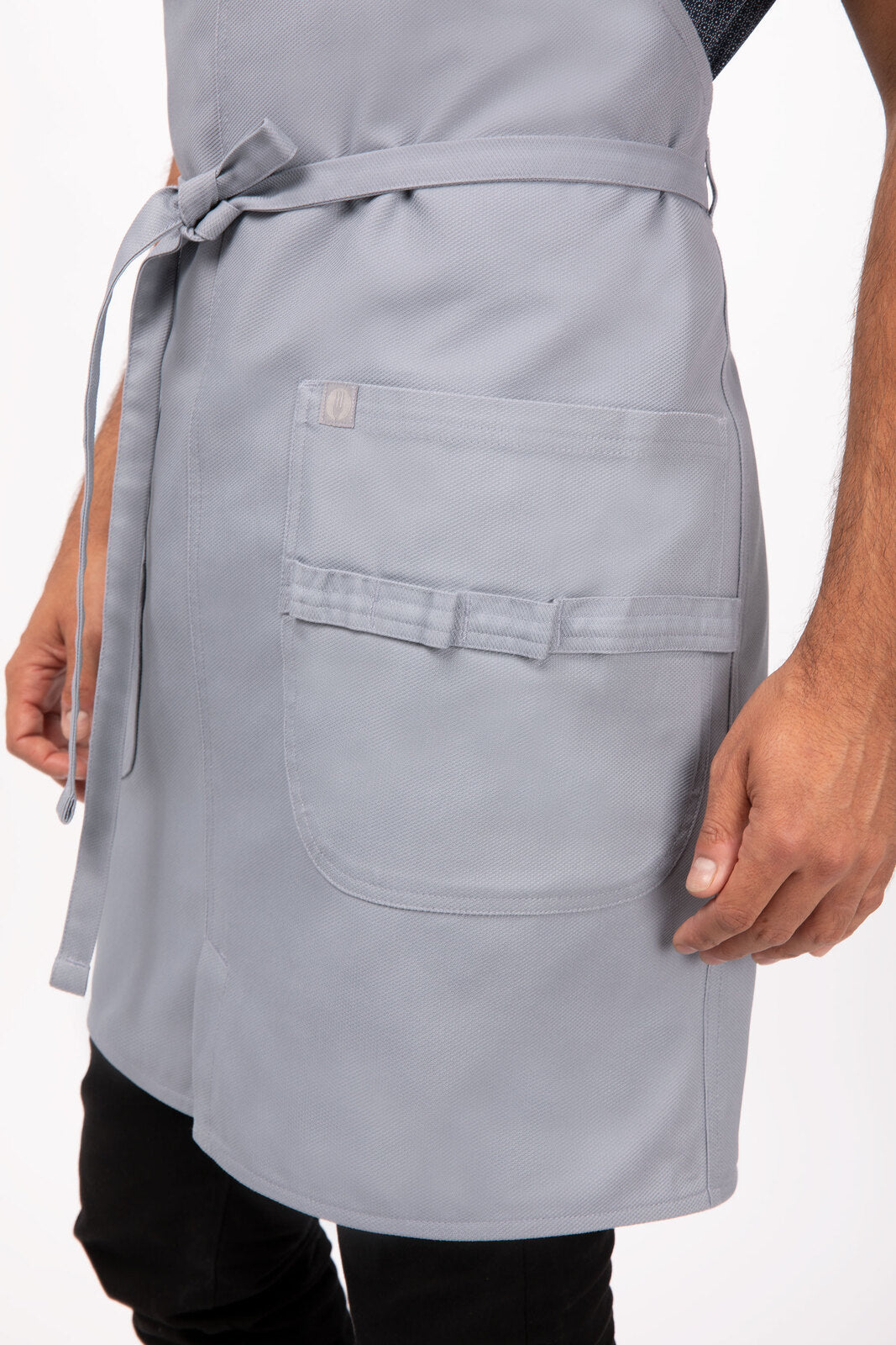 Chef Works Logan Bib Apron - Clay
