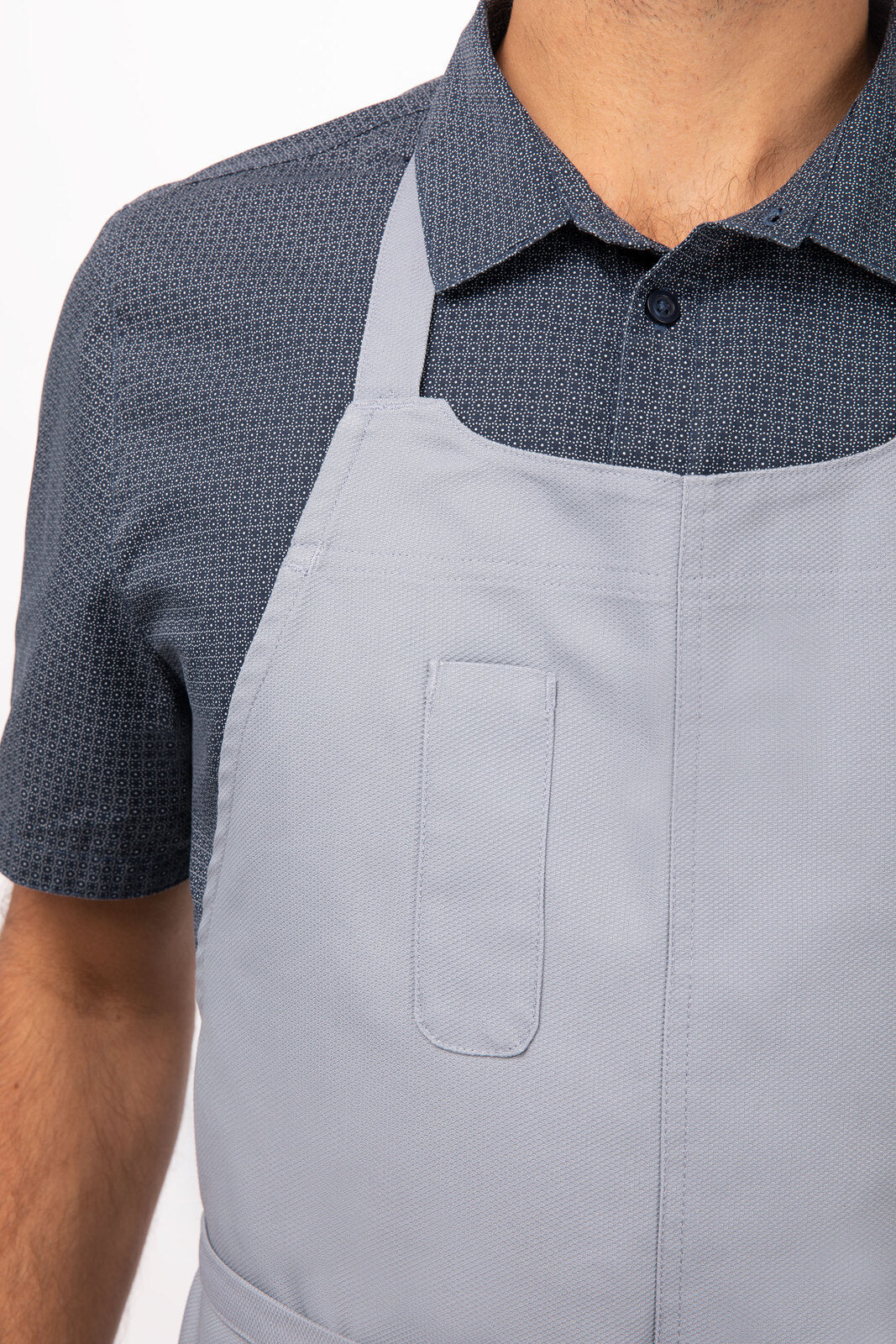 Chef Works Logan Bib Apron - Clay