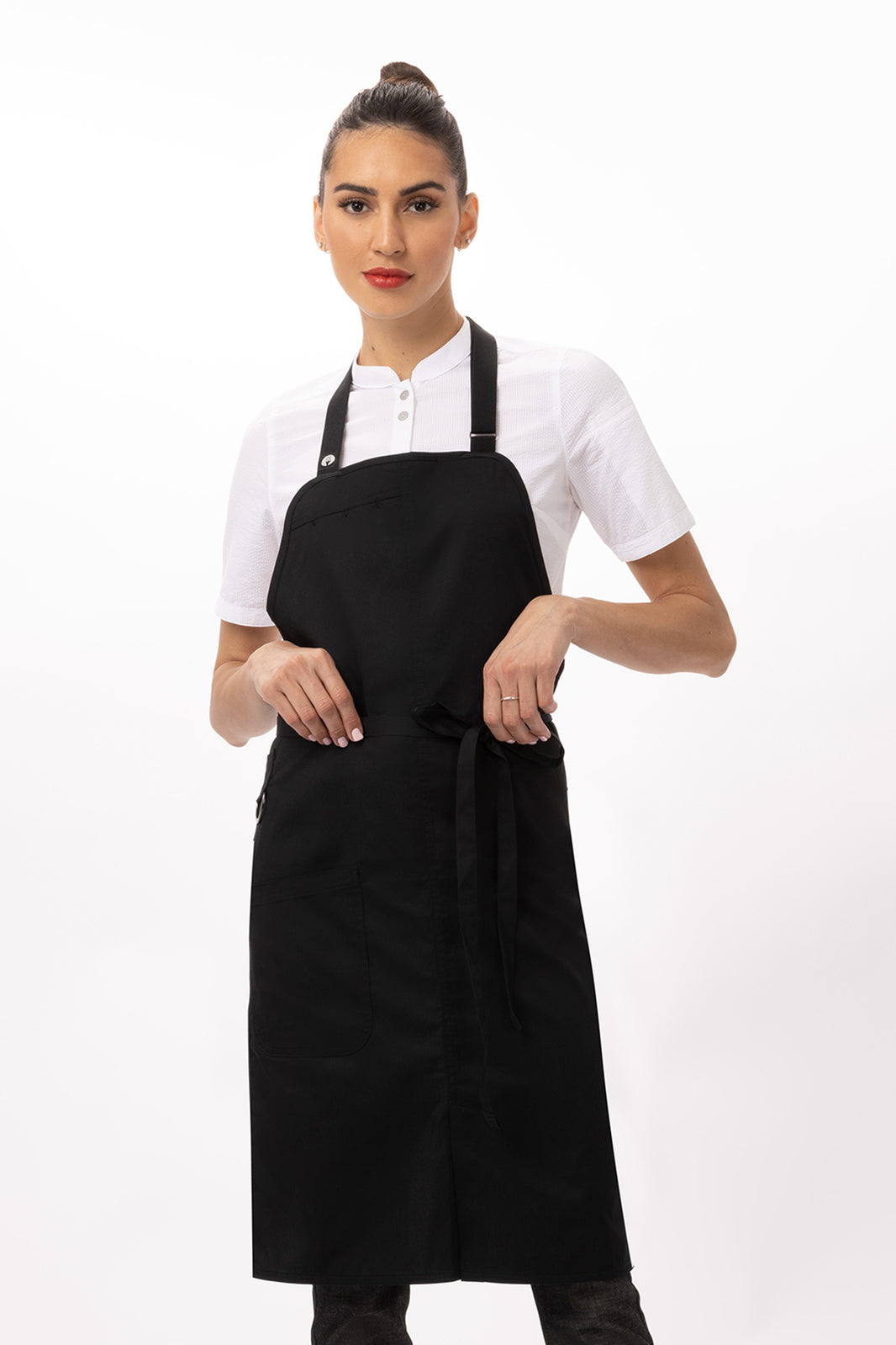 Chef Works Brio Bib Apron - Black