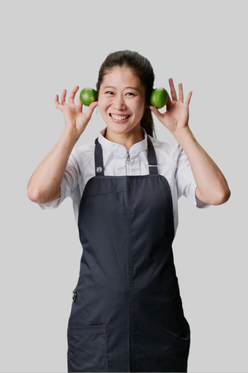 Chef Works Brio Bib Apron - Charcoal