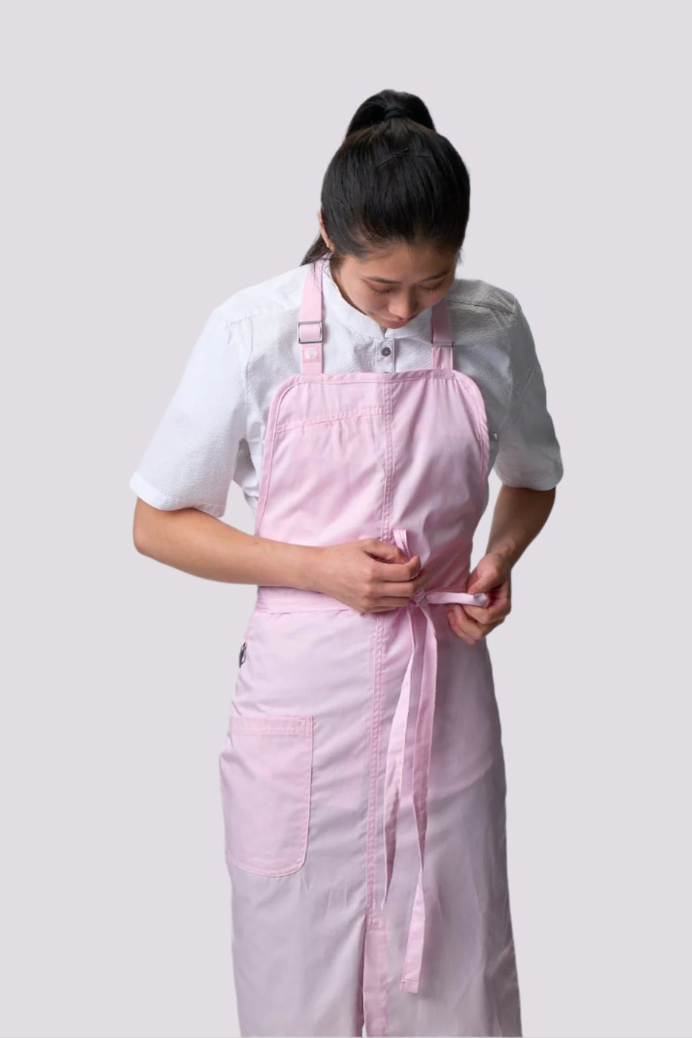 Chef Works Brio Bib Apron - Pink